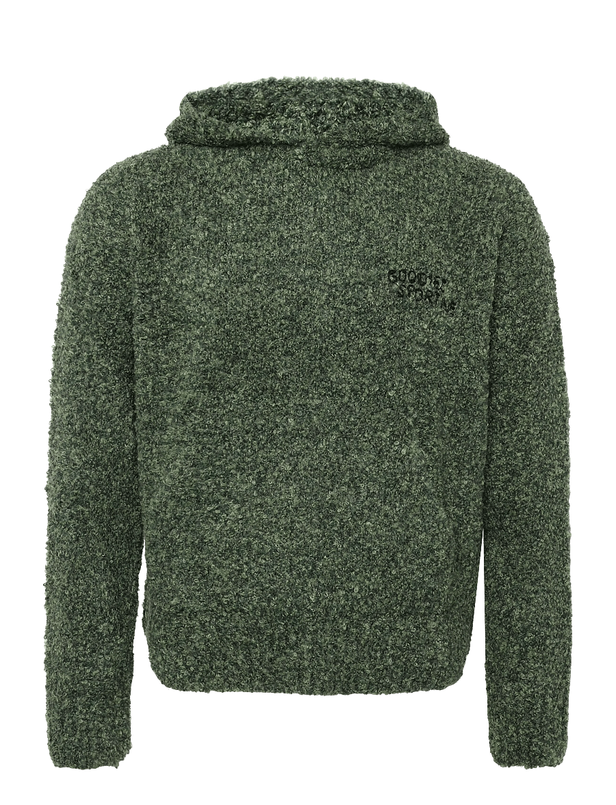 Goodies Sportive - WINTER MOSS KNIT HOODIE - hættetrøjer - green - 1