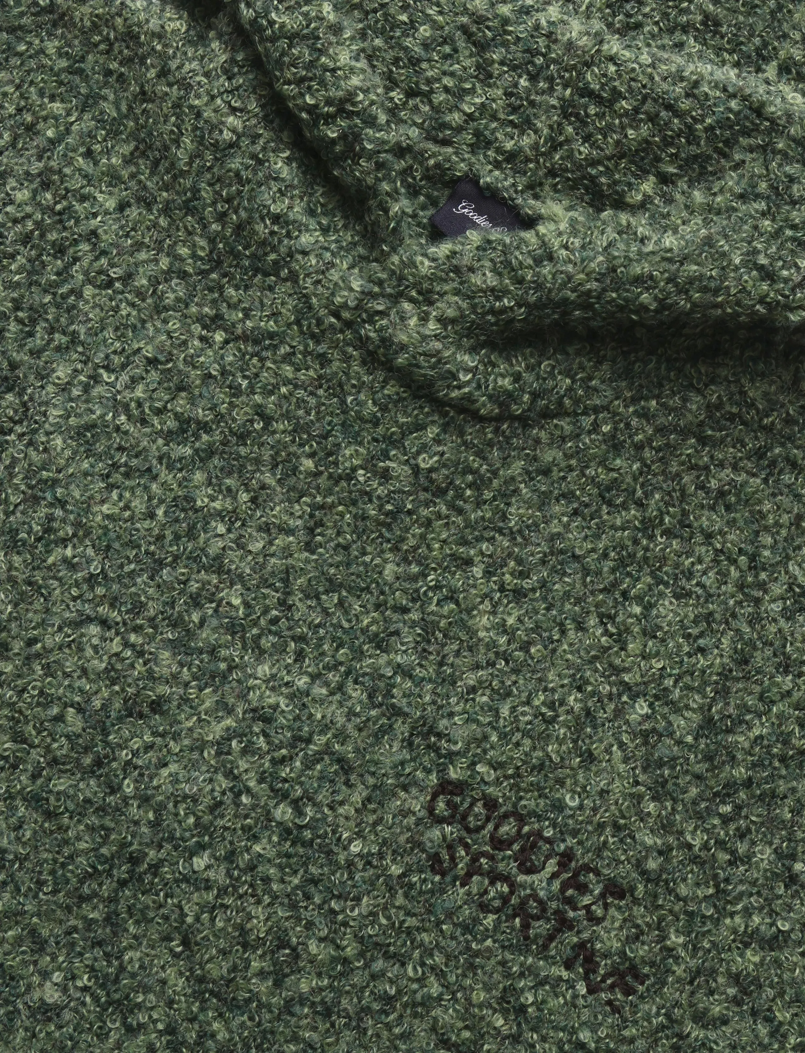 Goodies Sportive - WINTER MOSS KNIT HOODIE - hættetrøjer - green - 5