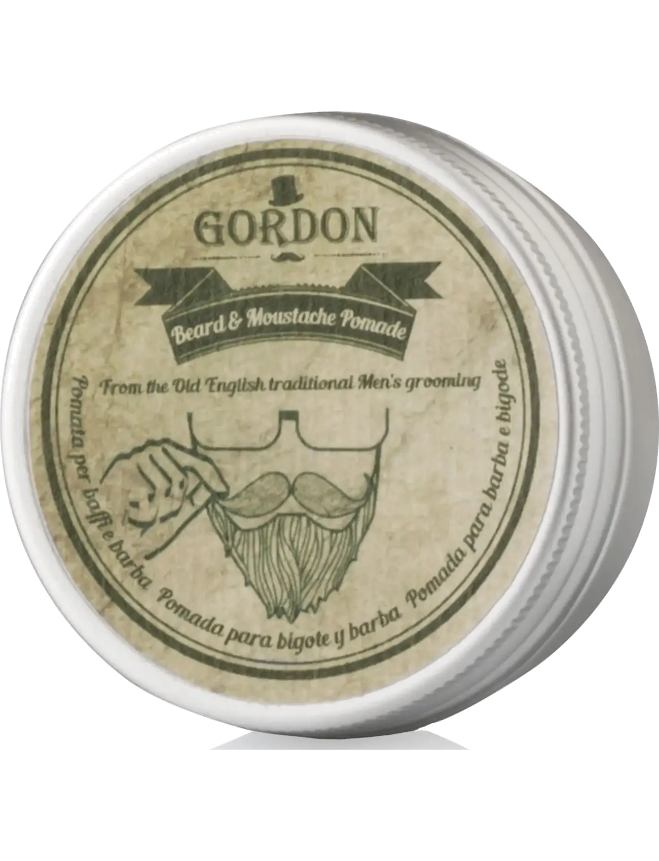 Gordon Beard & Moustache Pomade, 50 ml, Nude, Skæg Og Overskæg > Skægvoks Og Skægbalsam, Herre