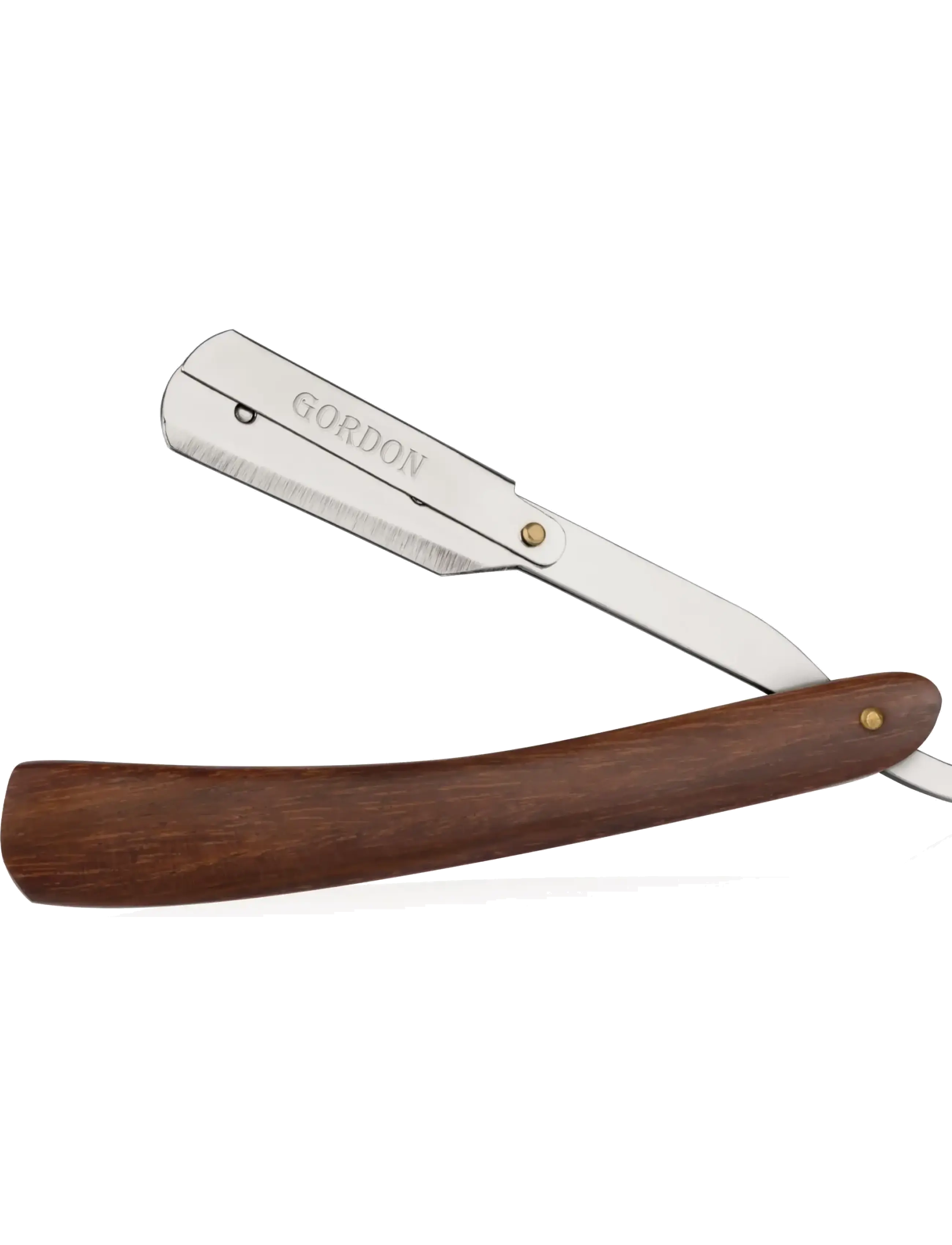 Gordon Beard Razor With Wooden Handle, Razors, Brun, Str: ONE SIZE