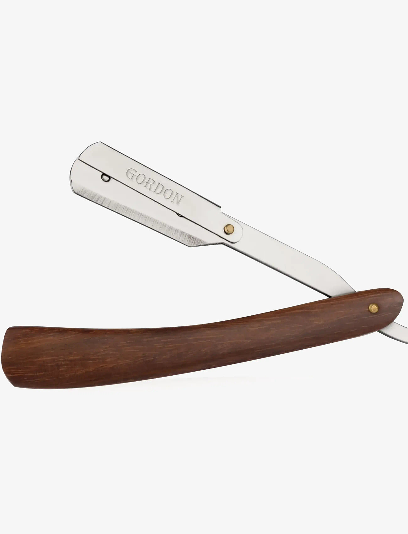 Gordon - Beard Razor with Wooden Handle - barberskrabere - multi-colored - 0