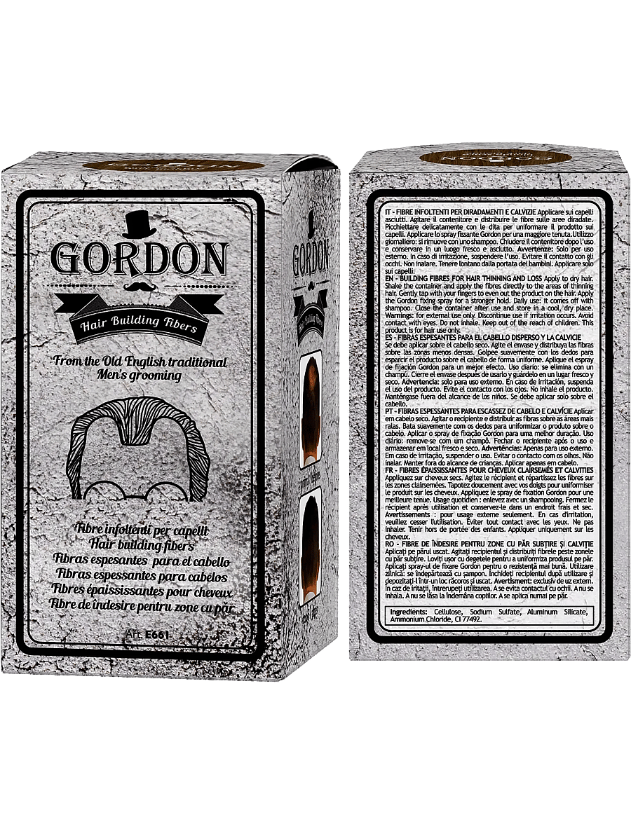Gordon - Hair Building Fibers Brown - 22 g - hårkur - multi-colored - 1