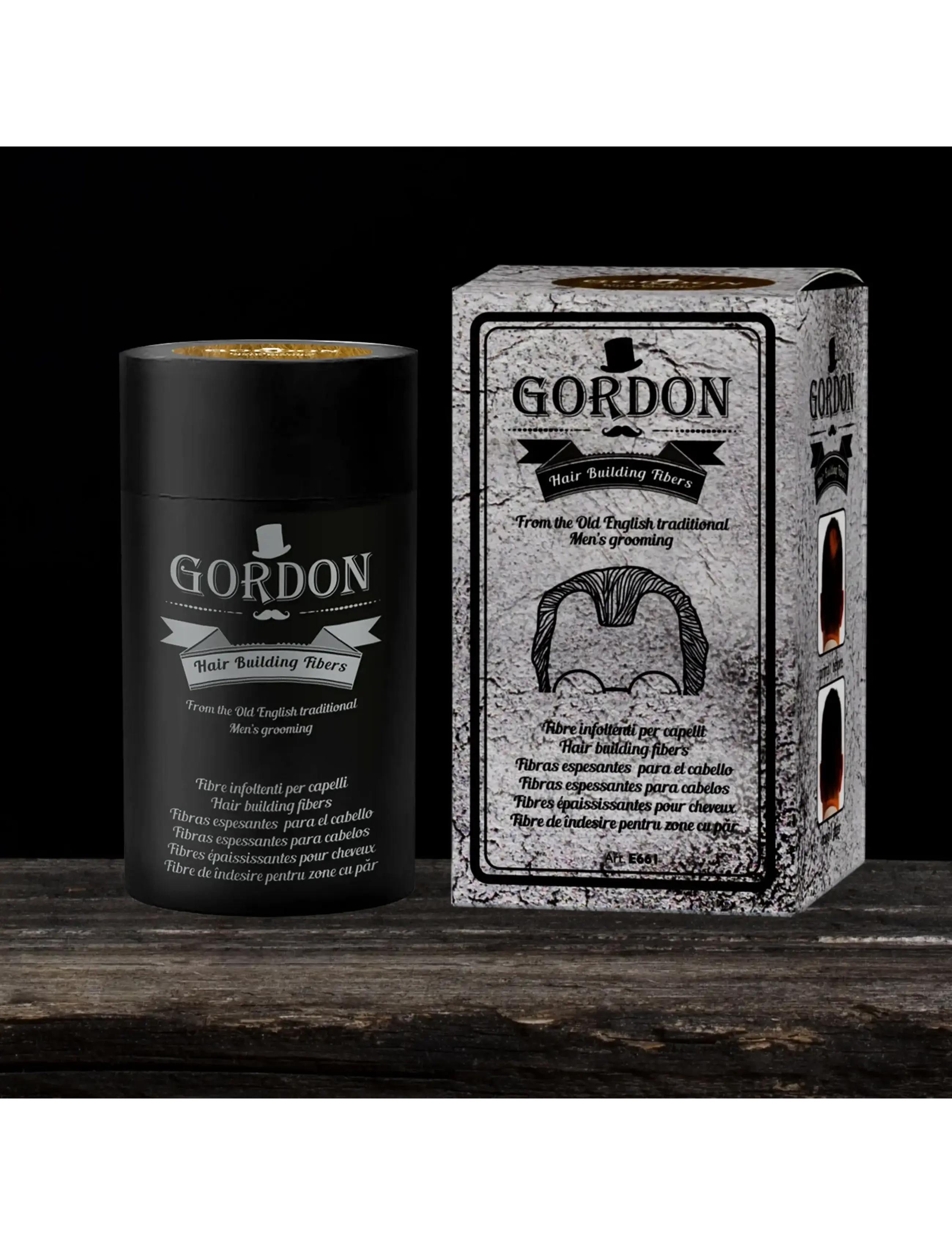 Gordon - Hair Building Fibers Brown - 22 g - hármeðferðir - multi-colored - 2