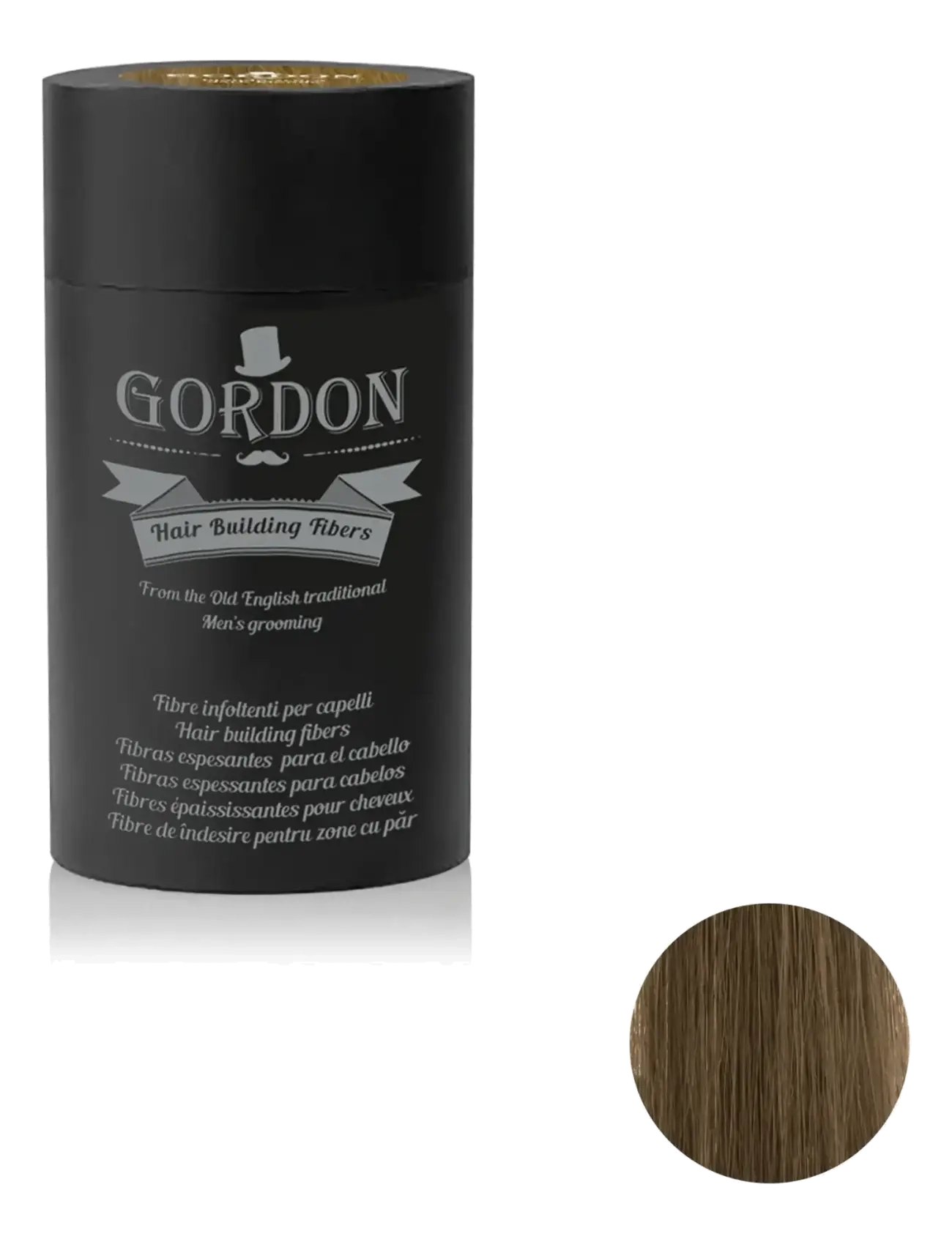 Gordon Hair Buidling Fibers Light Brown 25 G, Behandling, Str: 25 G