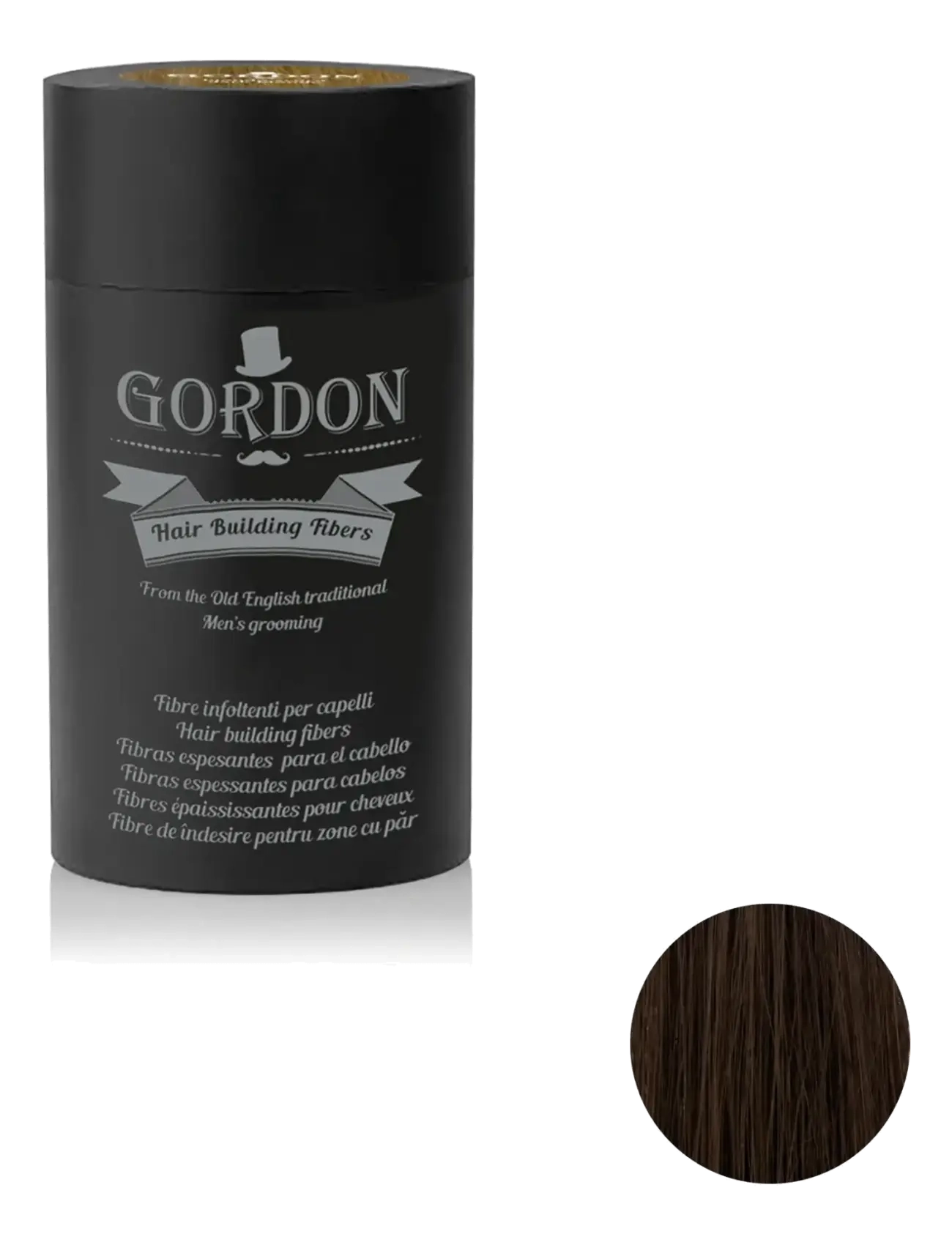 Gordon Hair Buidling Fibers Dark Brown - 25 g - Beauty för Män - MULTI-COLORED / clear