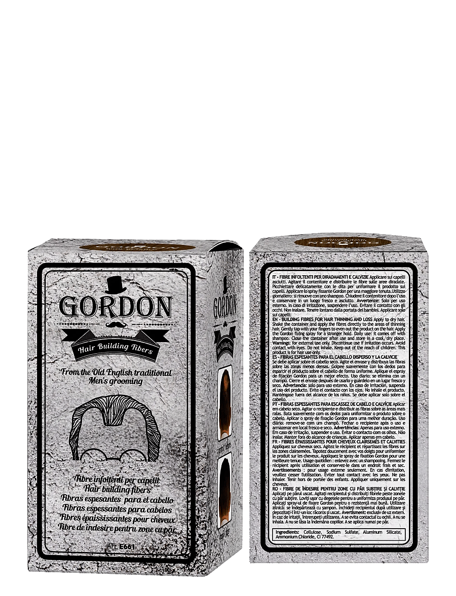 Gordon - Hair Buidling Fibers Dark Brown - 25 g - hårkur - multi-colored - 1