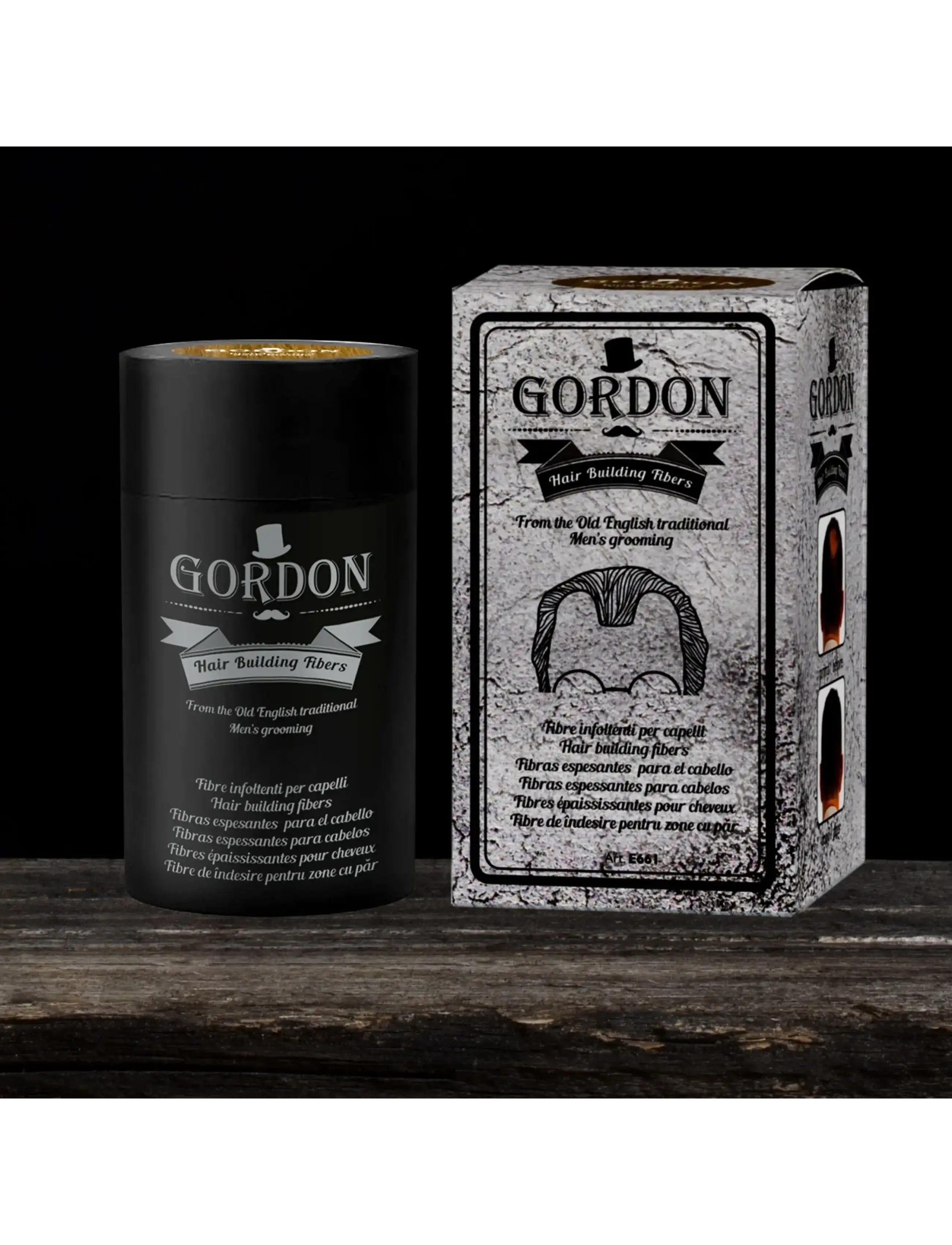 Gordon - Hair Buidling Fibers Dark Brown - 25 g - hårkur - multi-colored - 4