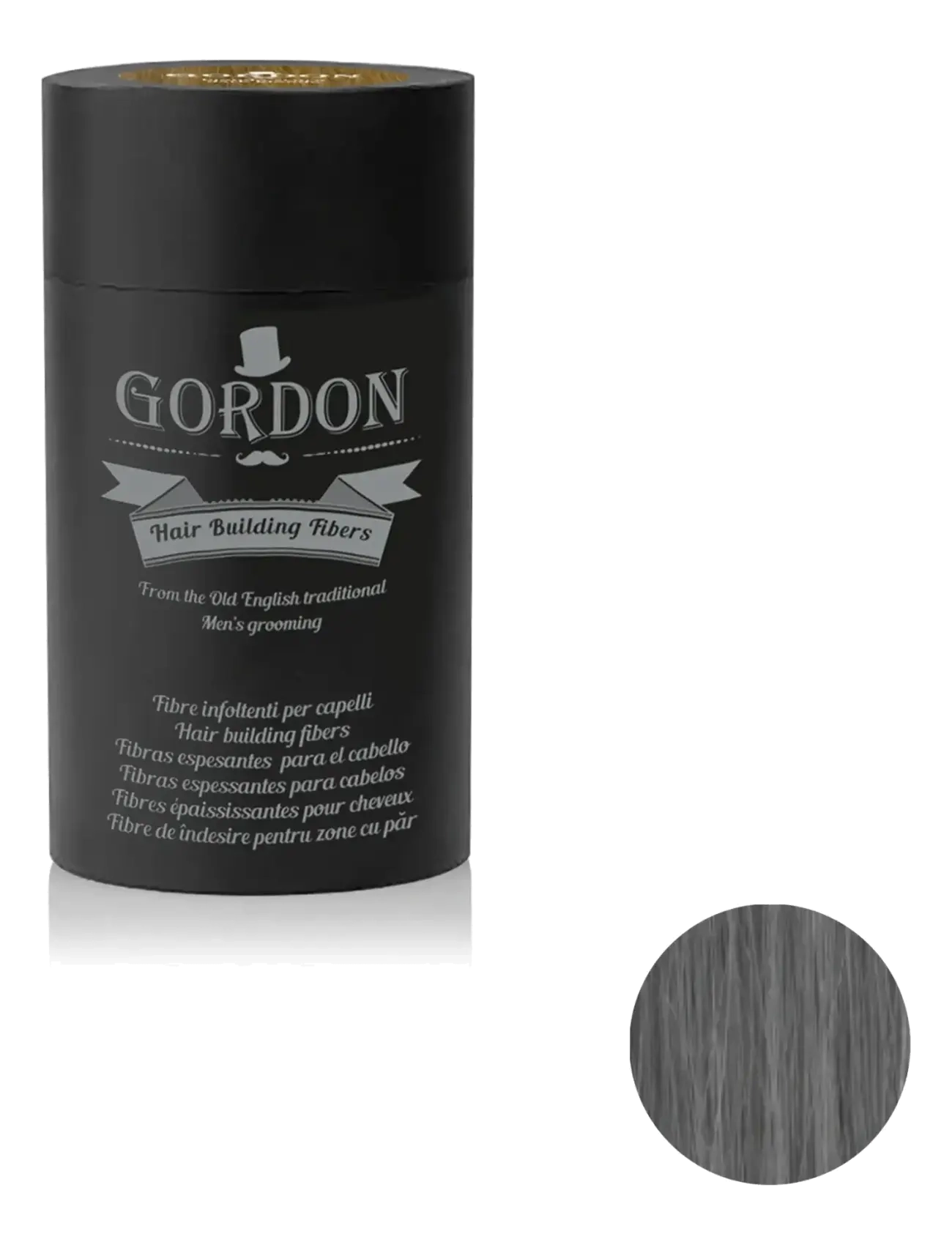Gordon Hair Buidling Fibers Grey - 25 G, 25 G, Pleje > Behandling, Herre