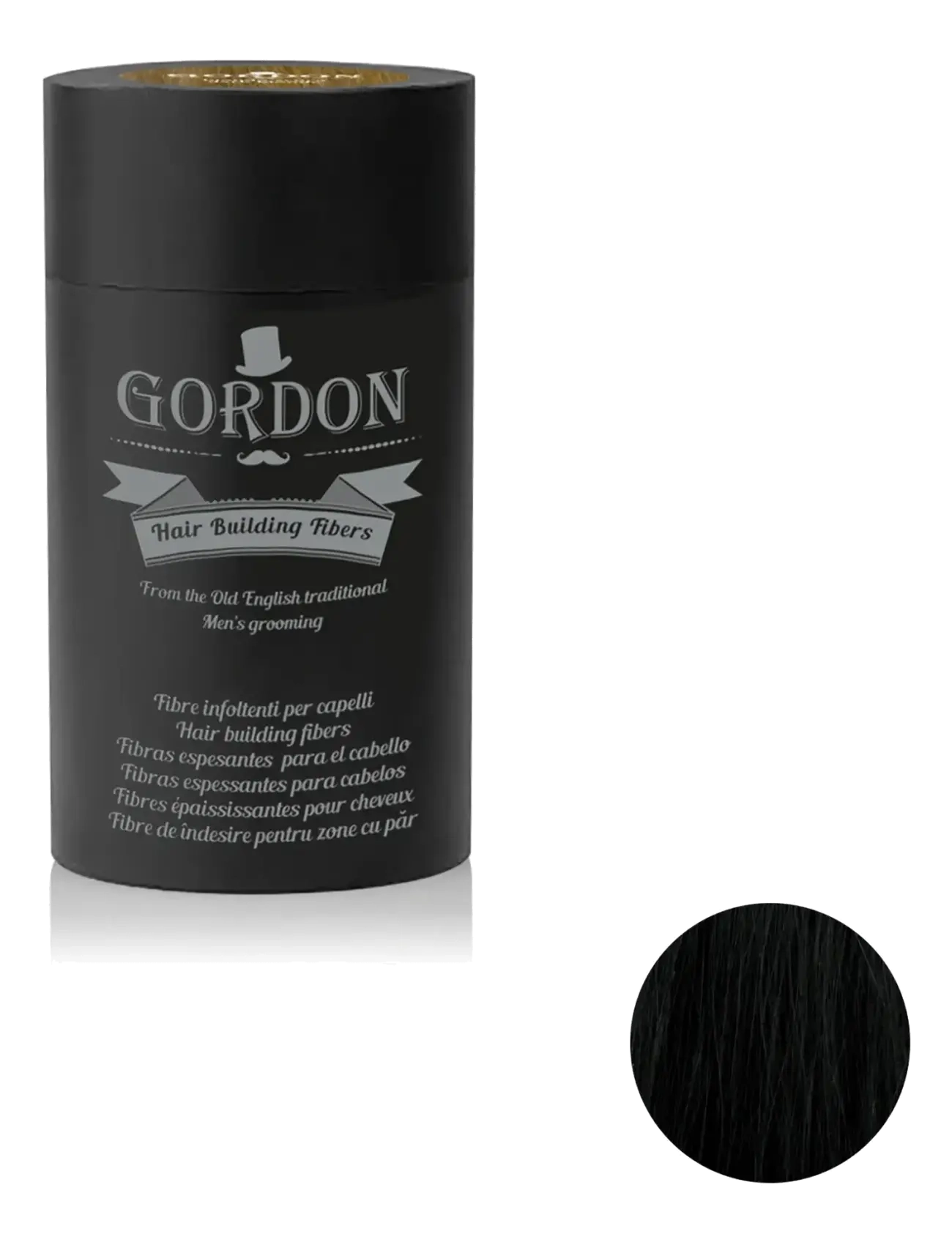 Gordon Hair Building Fibers Black 25 G, Behandling, Str: 25 G
