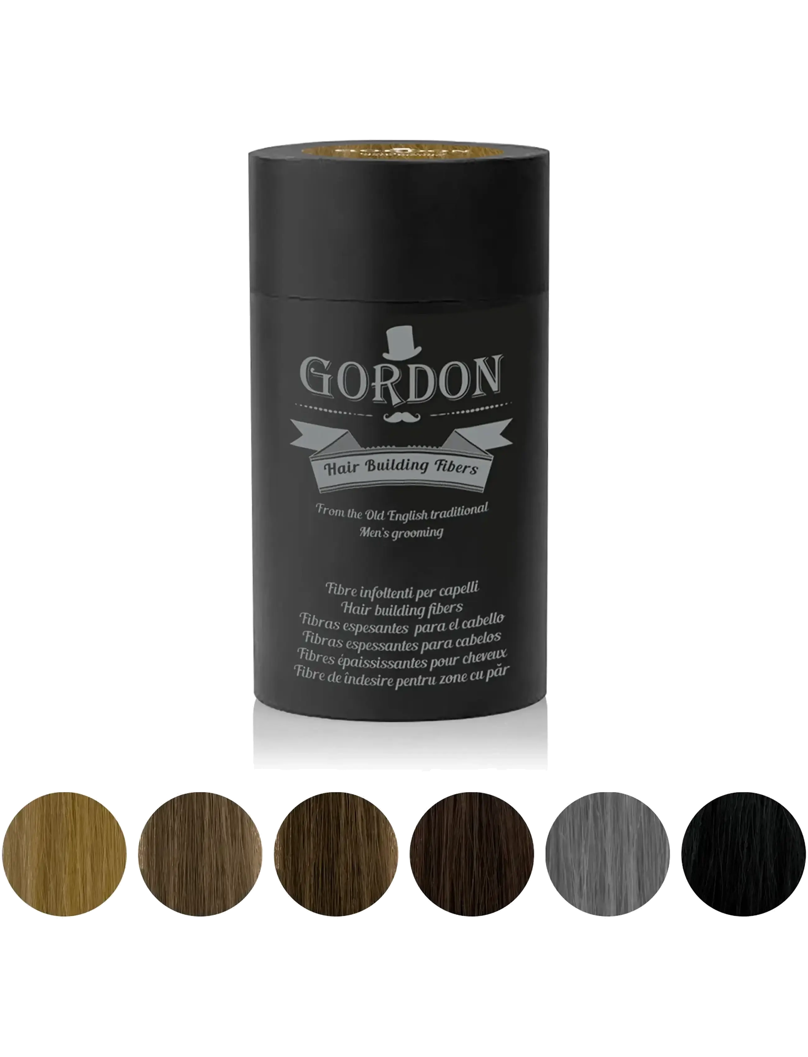 Gordon - Hair Building Fibers Black - 25 g - hårkur - multi-colored - 3