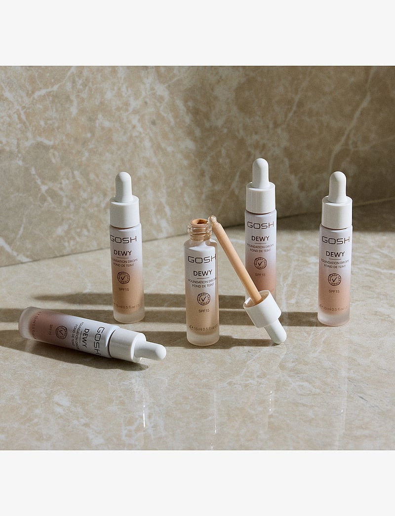 GOSH COPENHAGEN - DEWY Foundation Drops - makeup - fair - 4