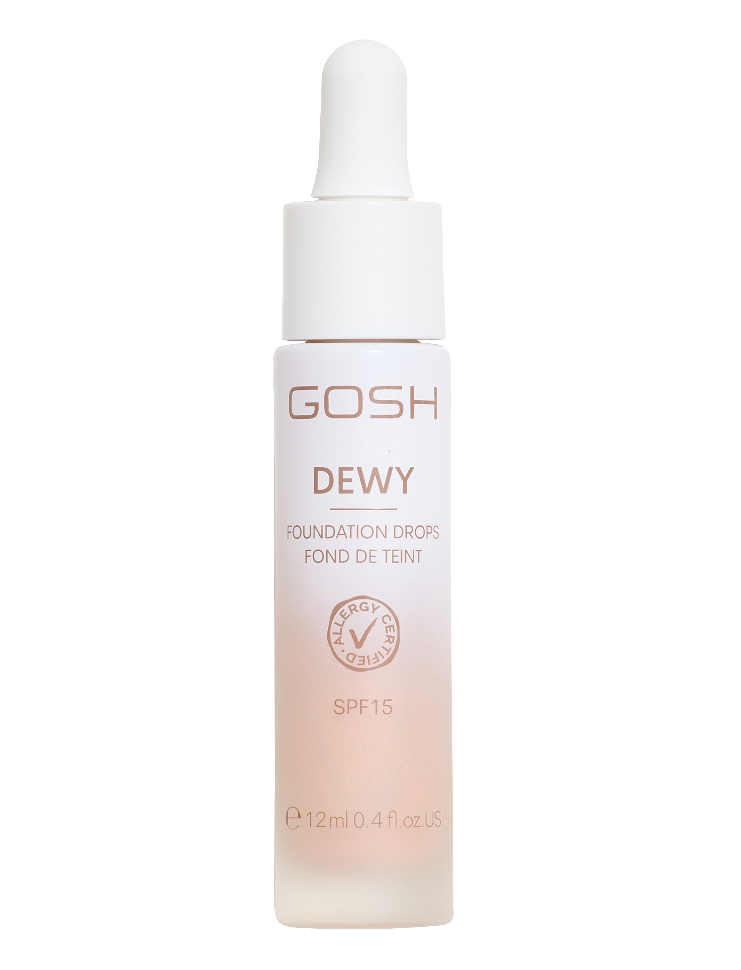 GOSH COPENHAGEN Dewy Foundation Drops, Overstregningstusch, Str: 12 ML