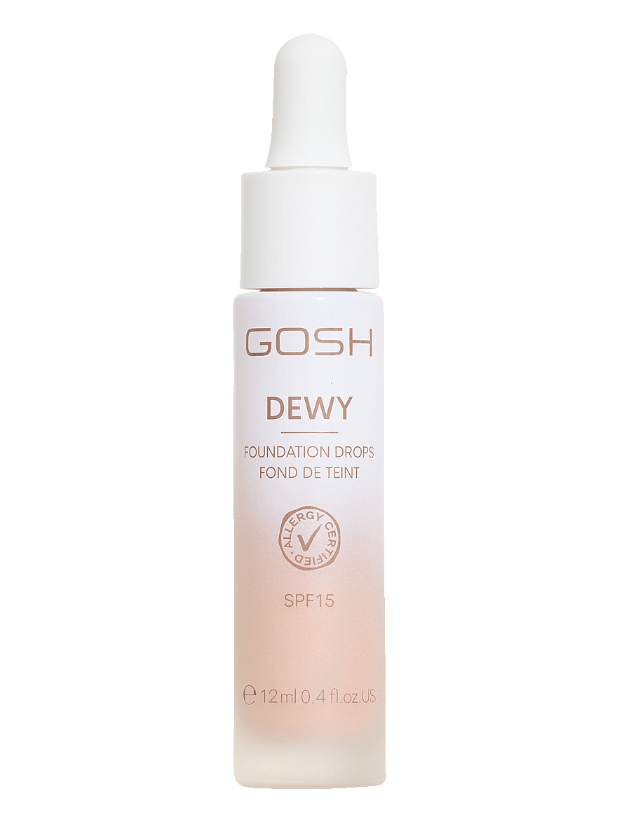 GOSH COPENHAGEN - DEWY Foundation Drops - makeup - medium - 0