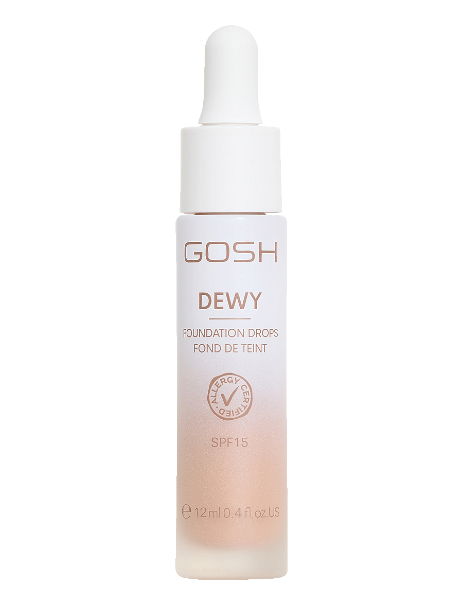 GOSH COPENHAGEN - DEWY Foundation Drops - makeup - tan - 0