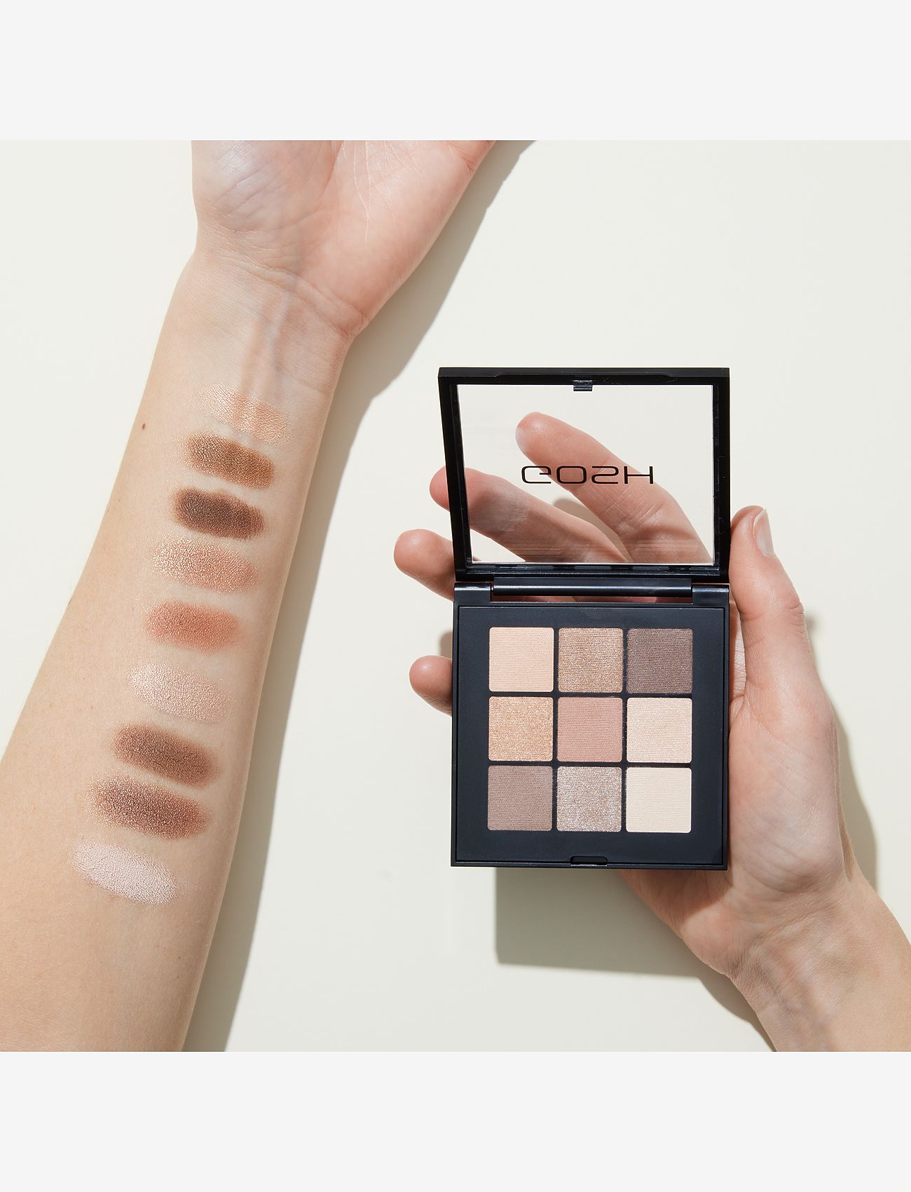 GOSH COPENHAGEN - GOSH Eyedentity Palette - Øjne & bryn - be here 004 - 3