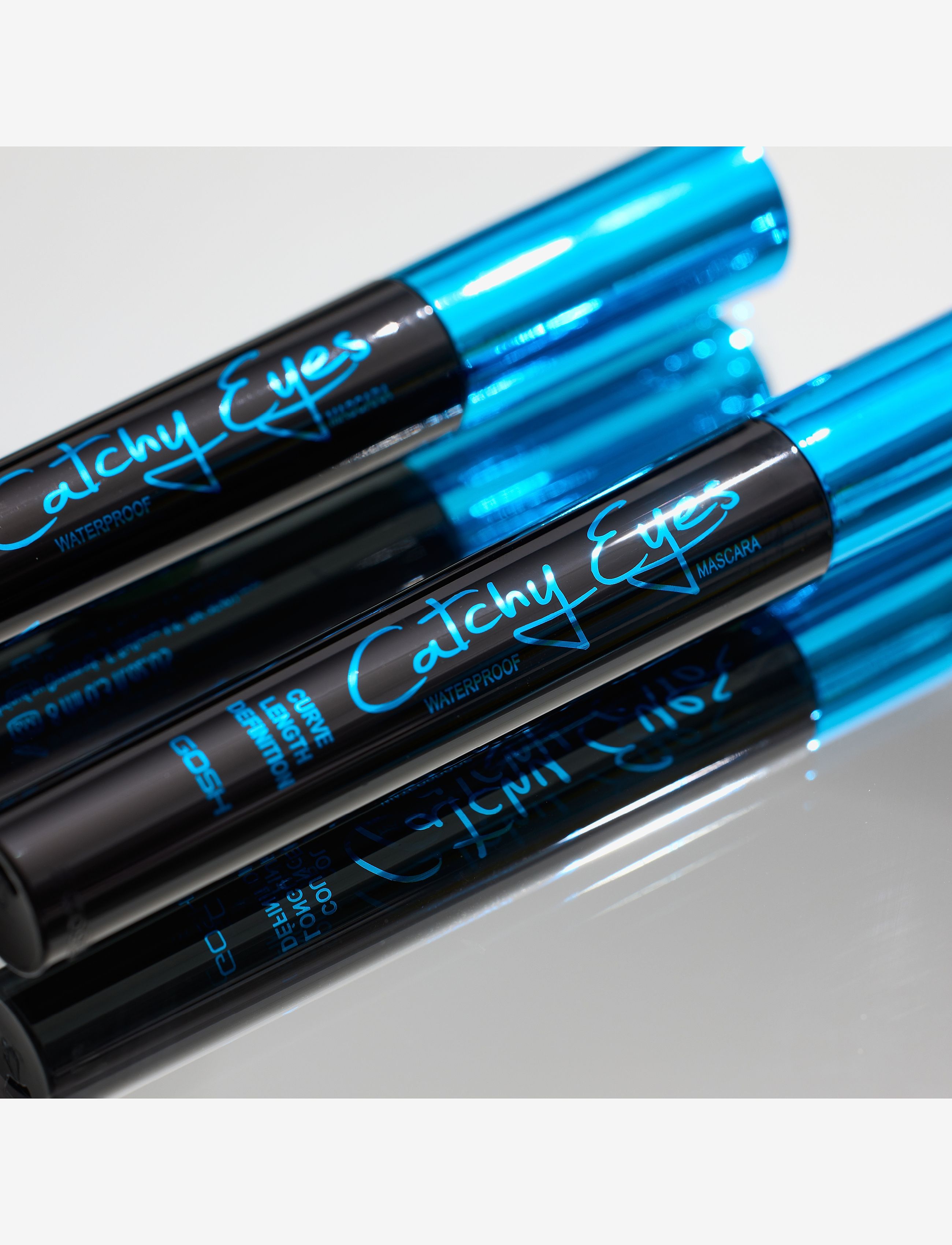 GOSH COPENHAGEN - Catchy Eyes Mascara Waterproof - augu og augabrúnir - black 001 - 2