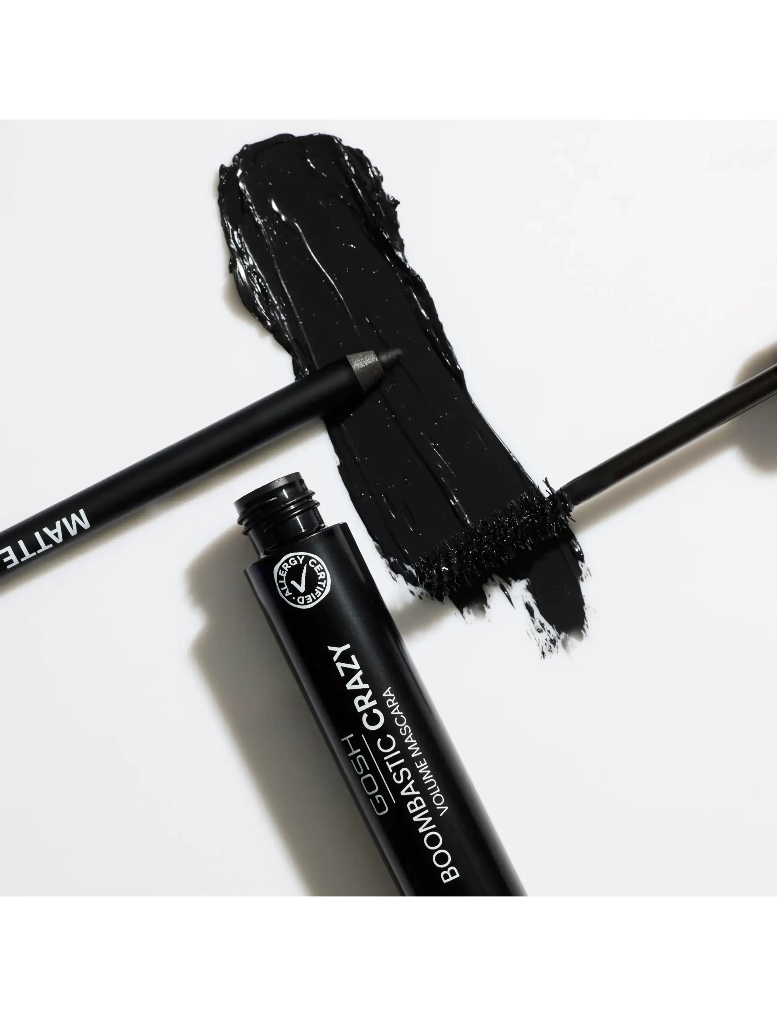 GOSH COPENHAGEN - GOSH Boombastic Crazy Mascara - Øjne & bryn - extreme black 001 - 3