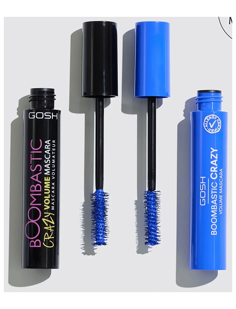 GOSH COPENHAGEN - GOSH Boombastic Crazy Mascara - silmad ja kulmud - crazy blue 002 - 2