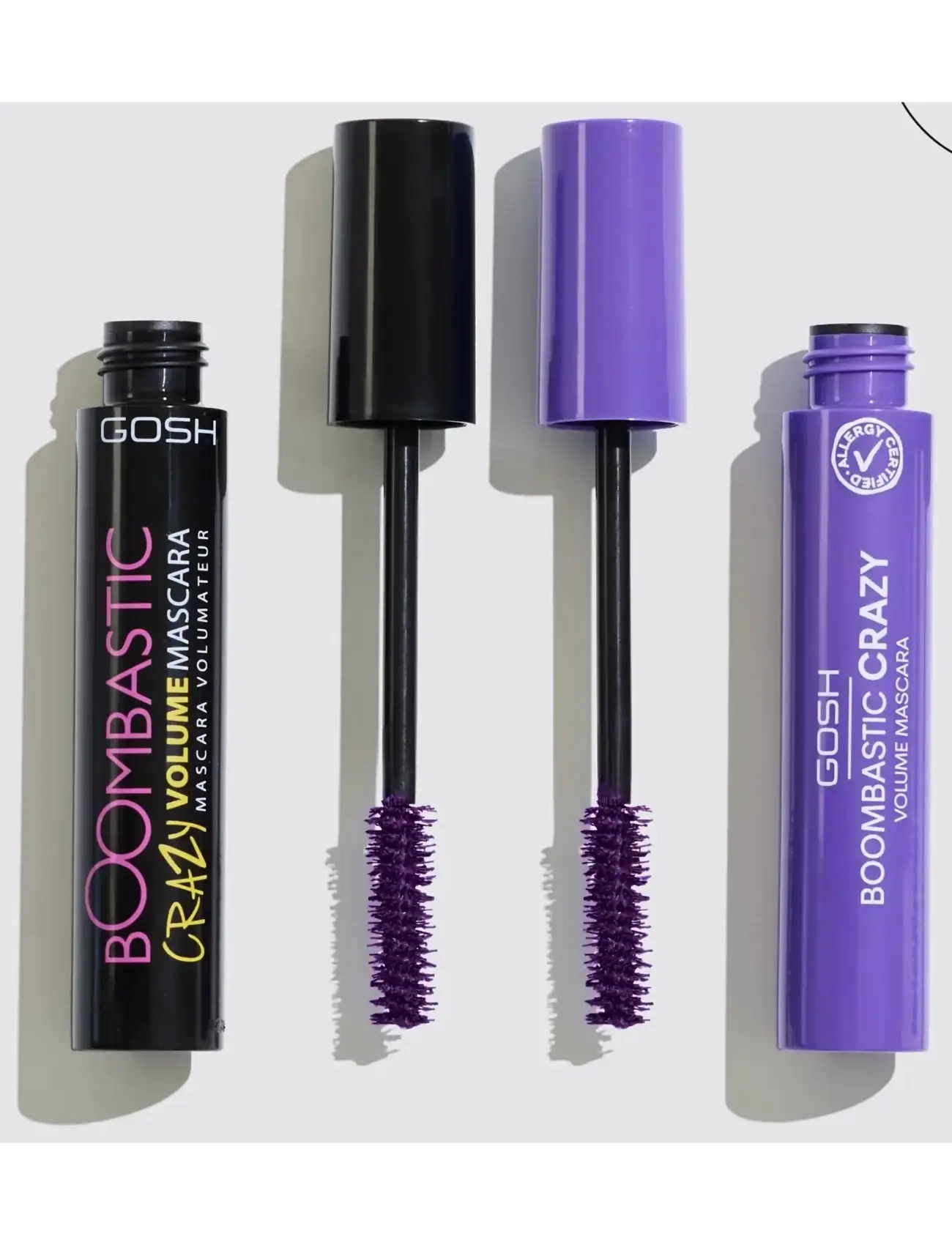 GOSH COPENHAGEN - GOSH Boombastic Crazy Mascara - mascara - true violet 006 - 1