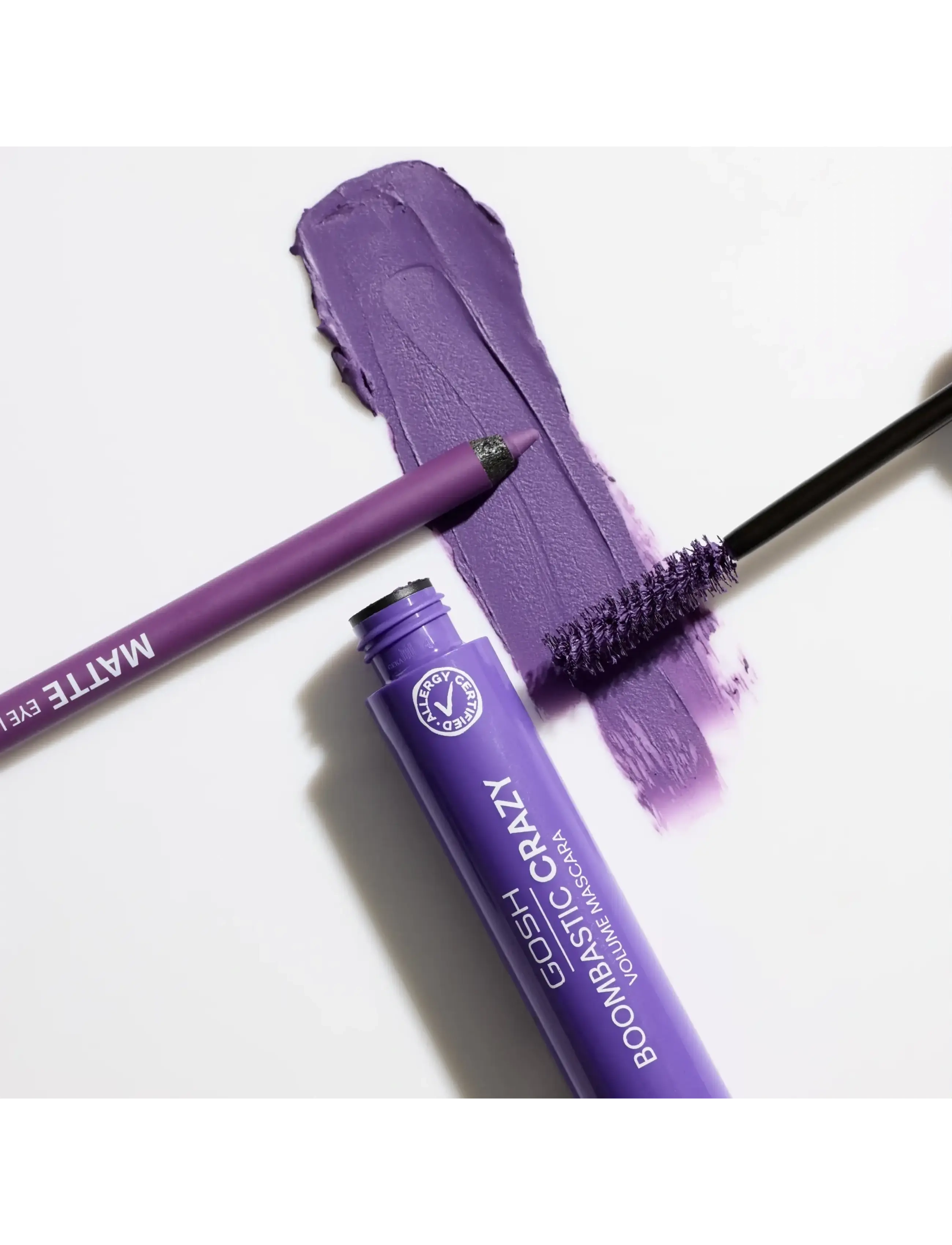 GOSH COPENHAGEN - GOSH Boombastic Crazy Mascara - mascara - true violet 006 - 3