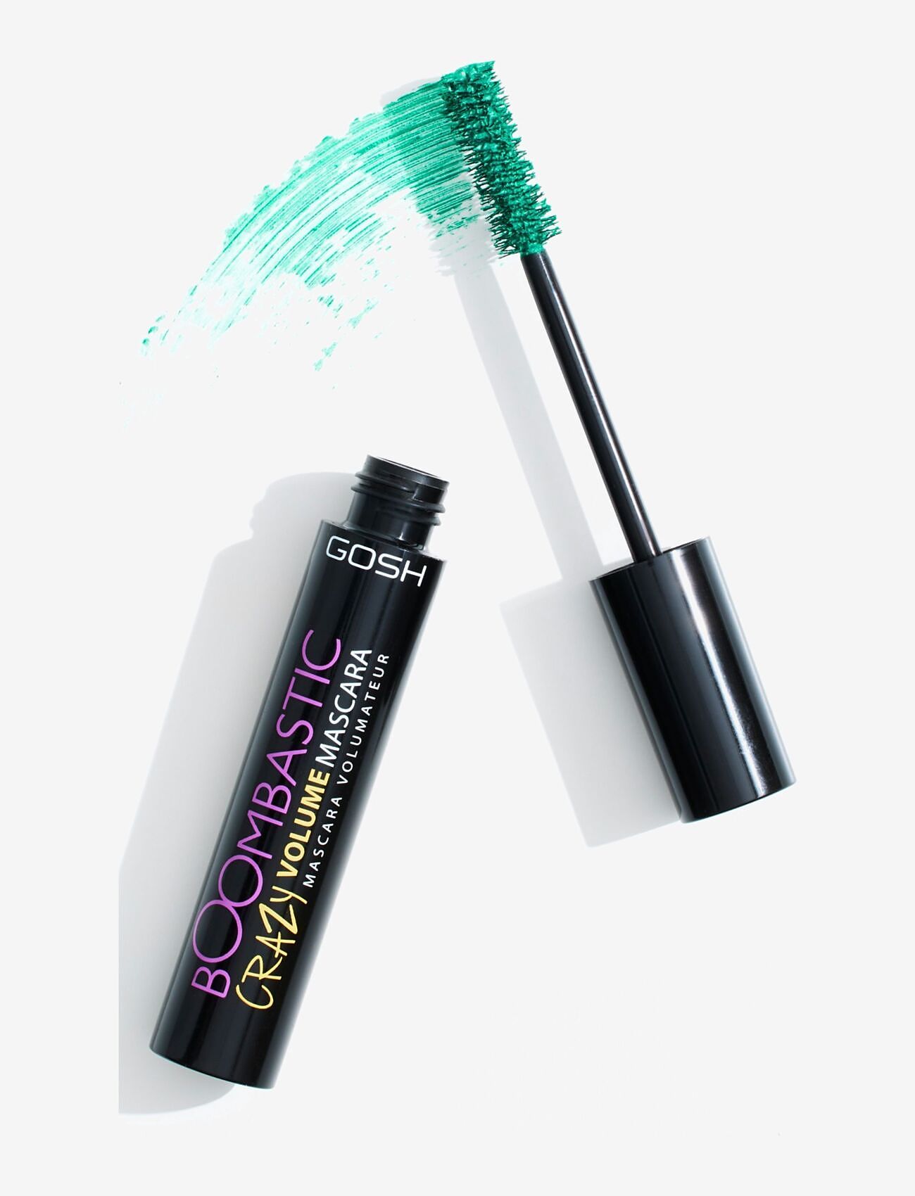 GOSH COPENHAGEN - GOSH Boombastic Crazy Mascara - silmad ja kulmud - crazy green 007 - 1