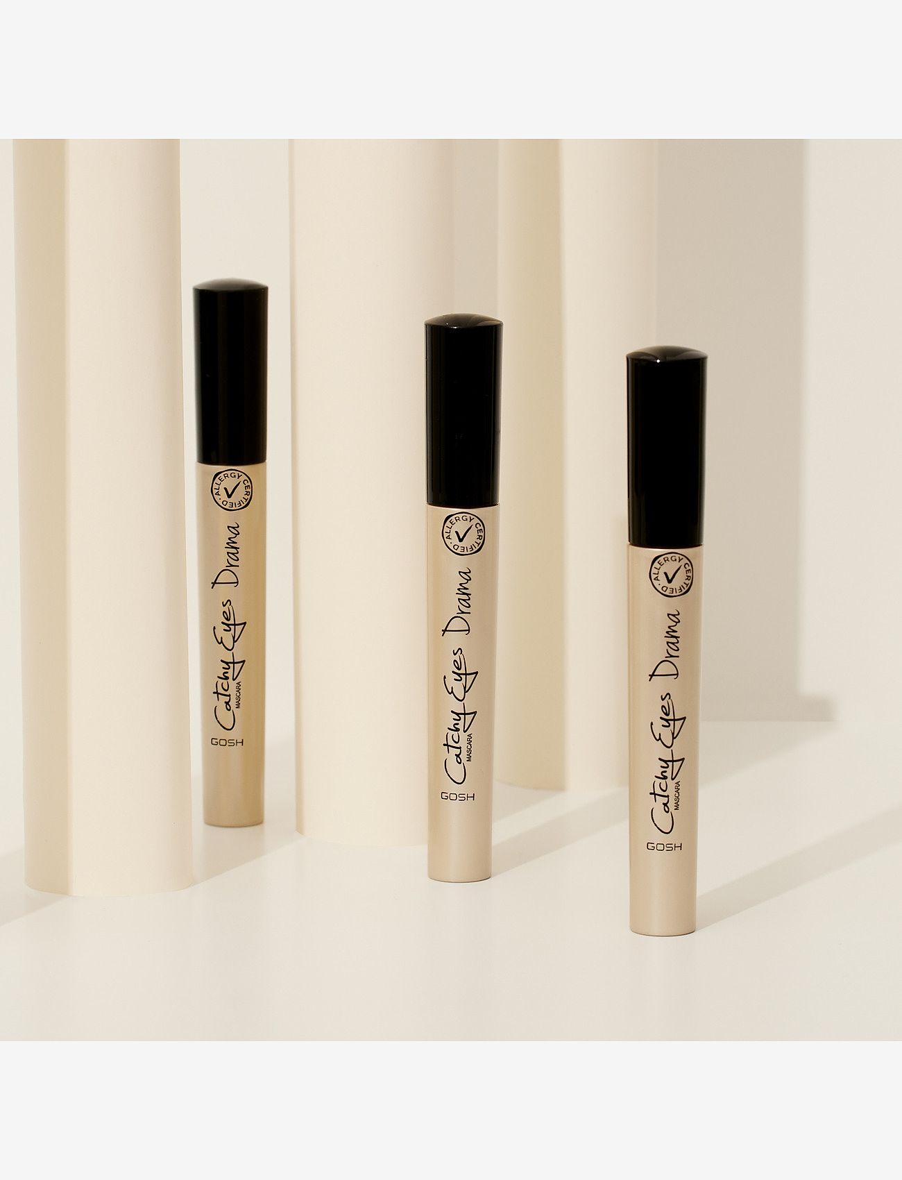 GOSH COPENHAGEN - GOSH Catchy Eyes Mascara Drama - Øjne & bryn - extreme black 001 - 2