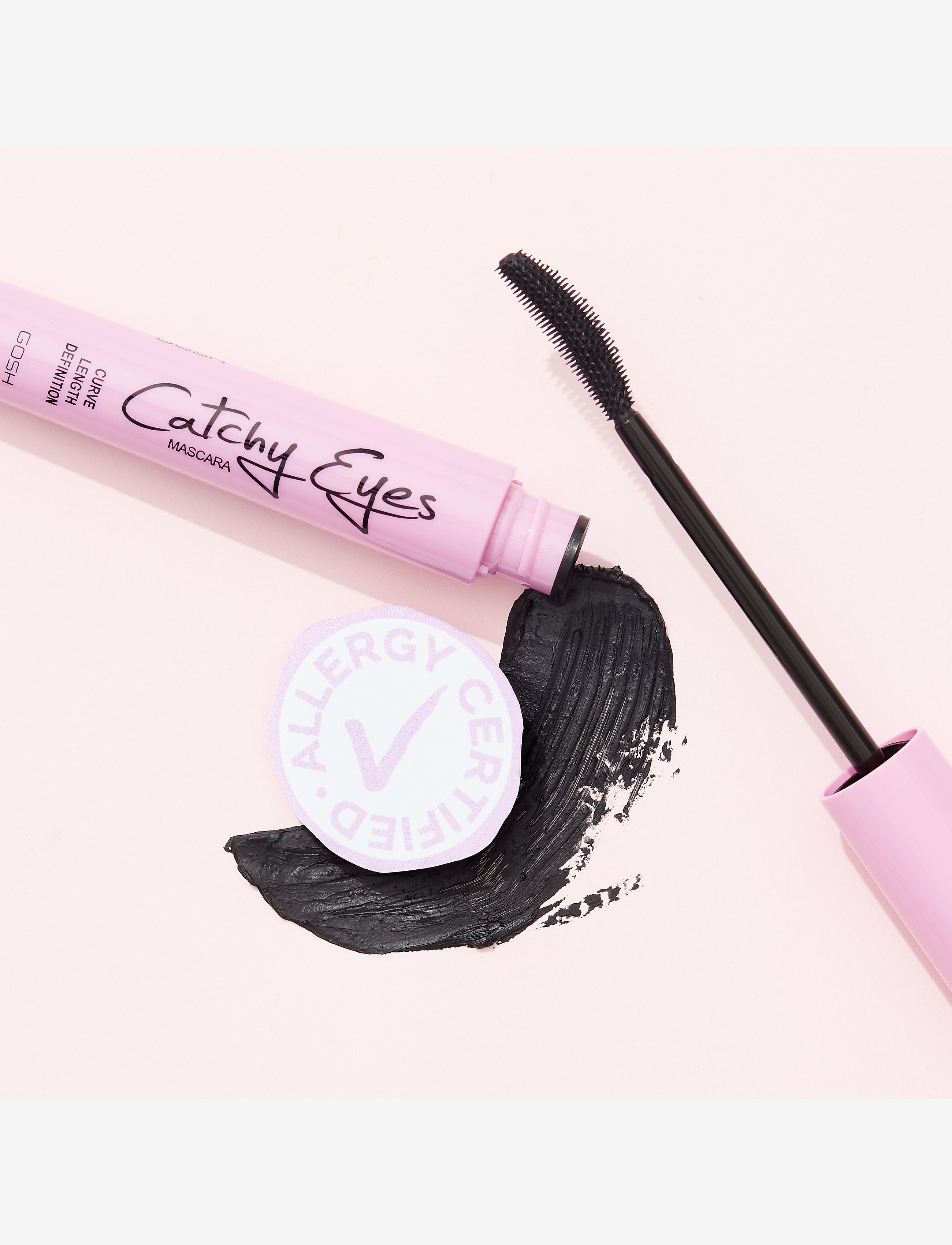 GOSH COPENHAGEN - Catchy Eyes Mascara - Allergy Certified - Øjne & bryn - extreme black 001 - 1