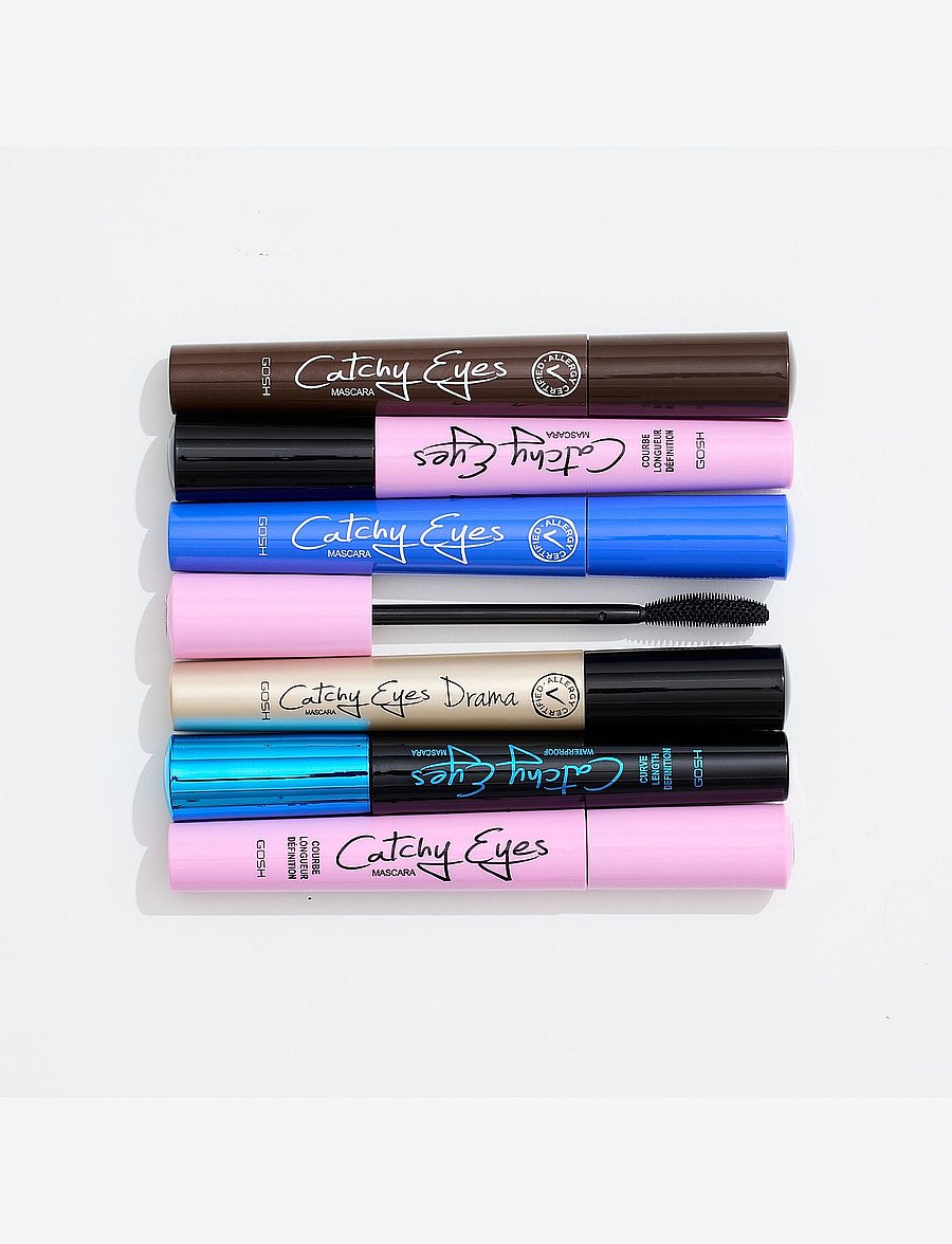 GOSH COPENHAGEN - Catchy Eyes Mascara - Allergy Certified - silmad ja kulmud - extreme black 001 - 3