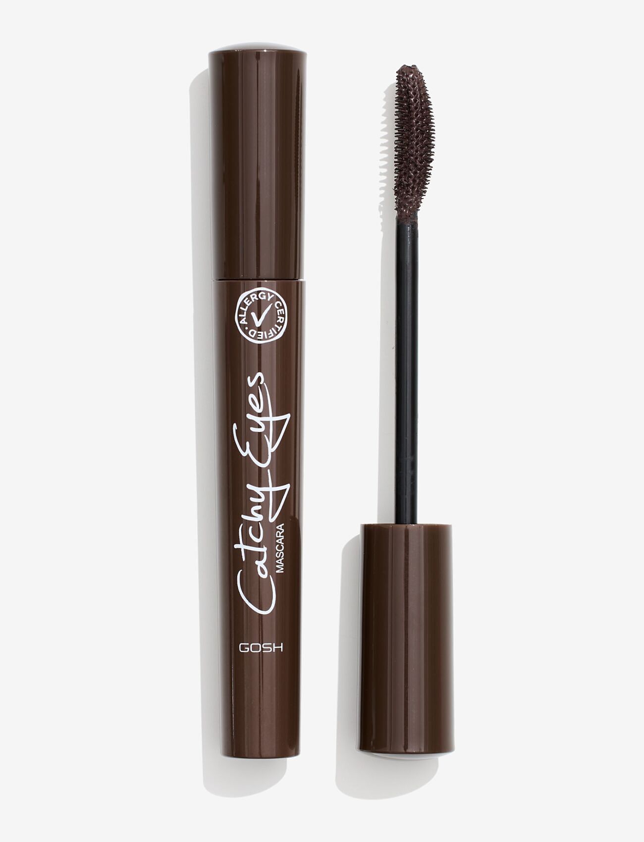 GOSH COPENHAGEN Gosh Catchy Eyes Mascara - Allergy Certified, One Size, Brown, Øjne > Mascara, Dame
