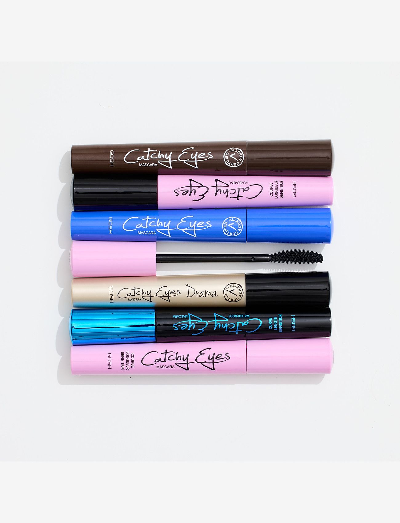 GOSH COPENHAGEN - GOSH Catchy Eyes Mascara - Allergy Certified - smink - crazy blue 002 - 3