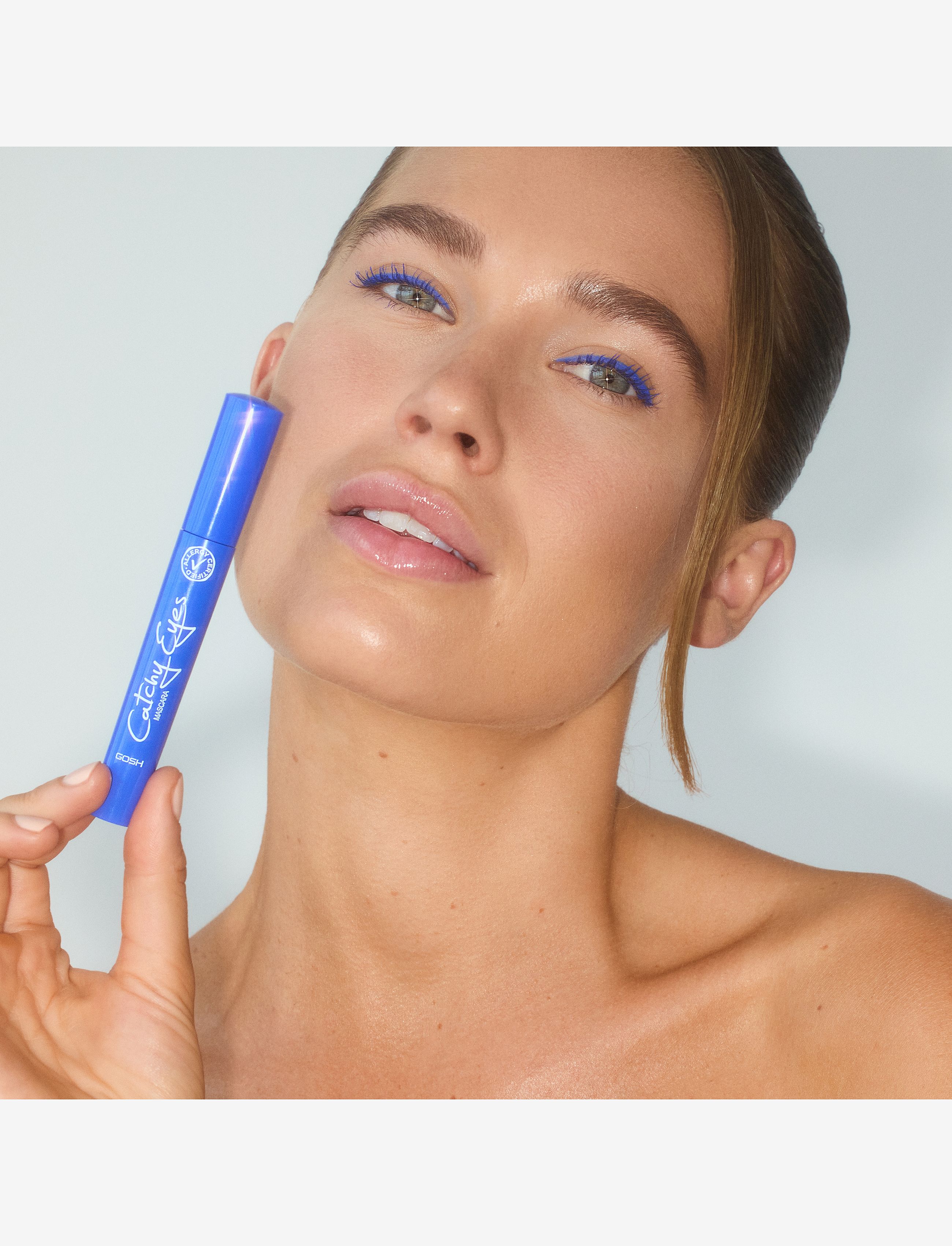 GOSH COPENHAGEN - Catchy Eyes Mascara - Allergy Certified - akims ir antakiams - blue 001 - 2