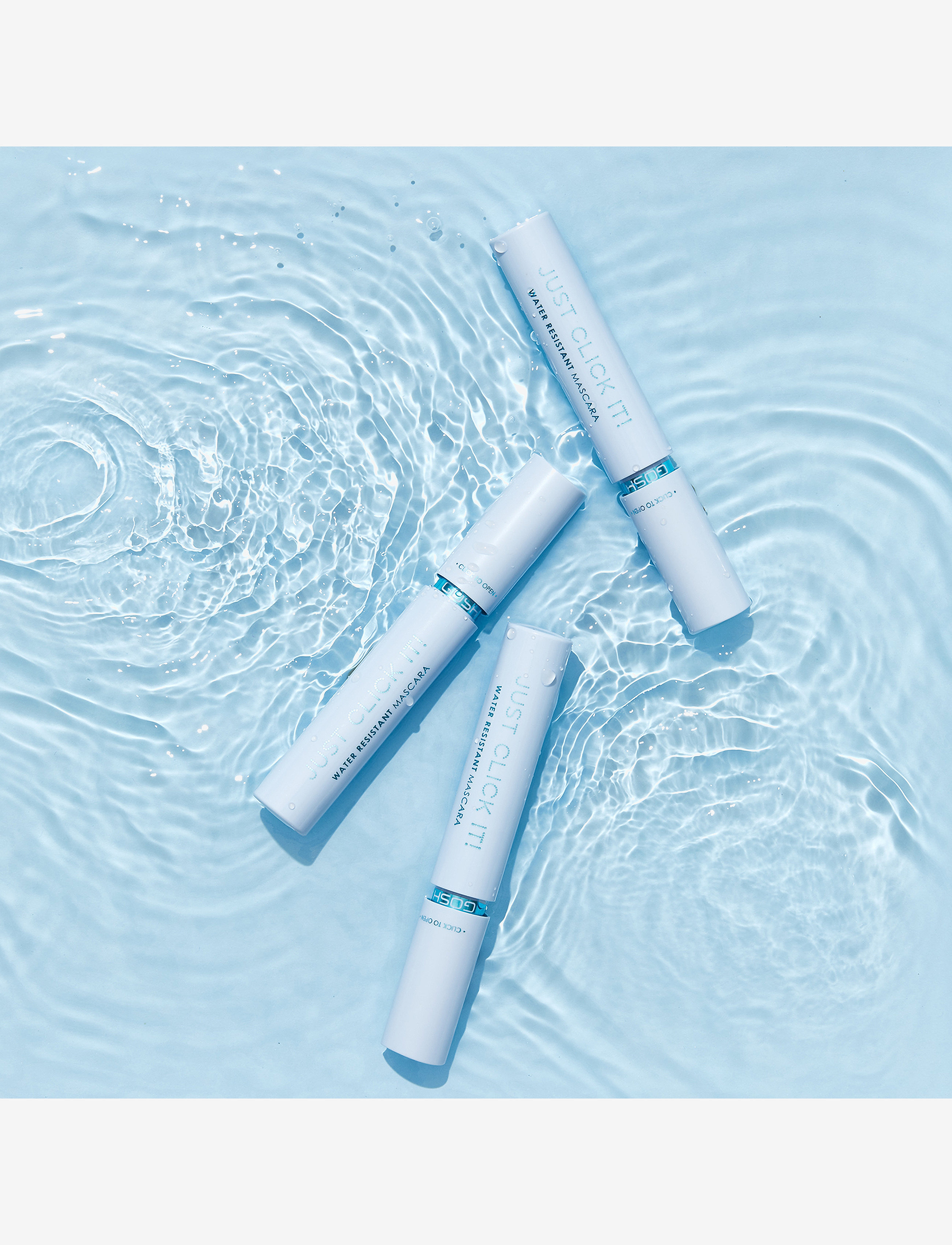 GOSH COPENHAGEN - GOSH Just click it! Mascara, Water Resistant - silmät ja kulmakarvat - extreme black 001 - 3