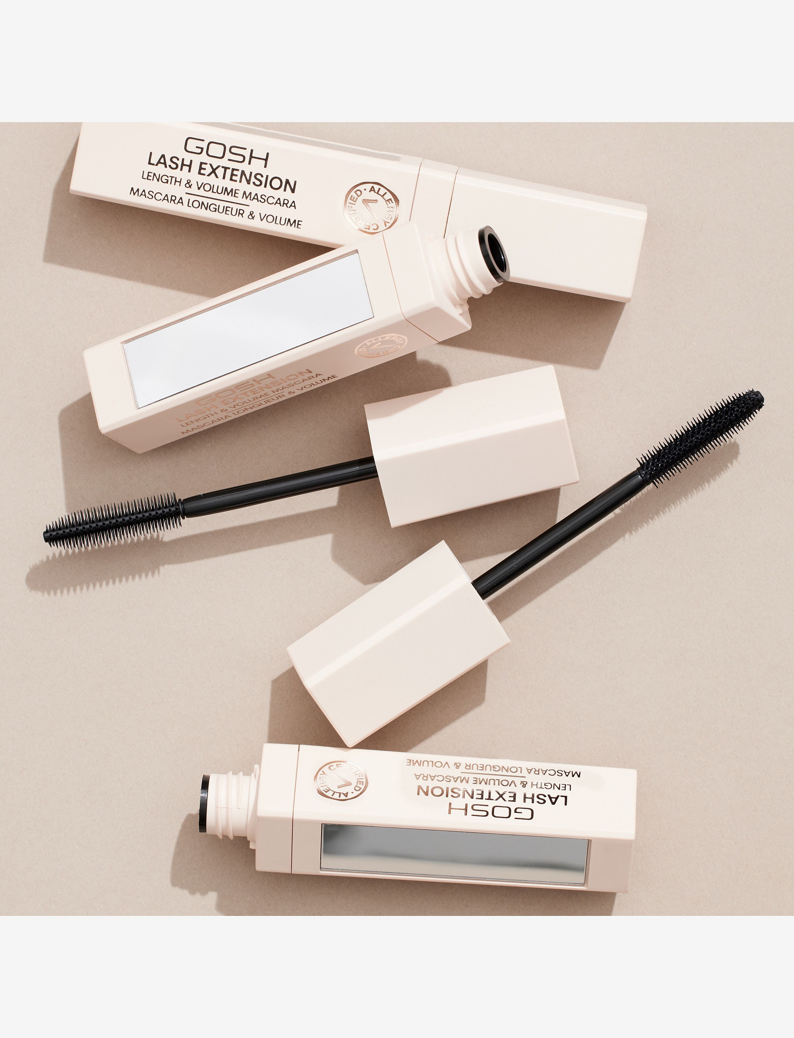 GOSH COPENHAGEN - GOSH Lash Extension Mascara - Øyne og bryn  - black 001 - 5