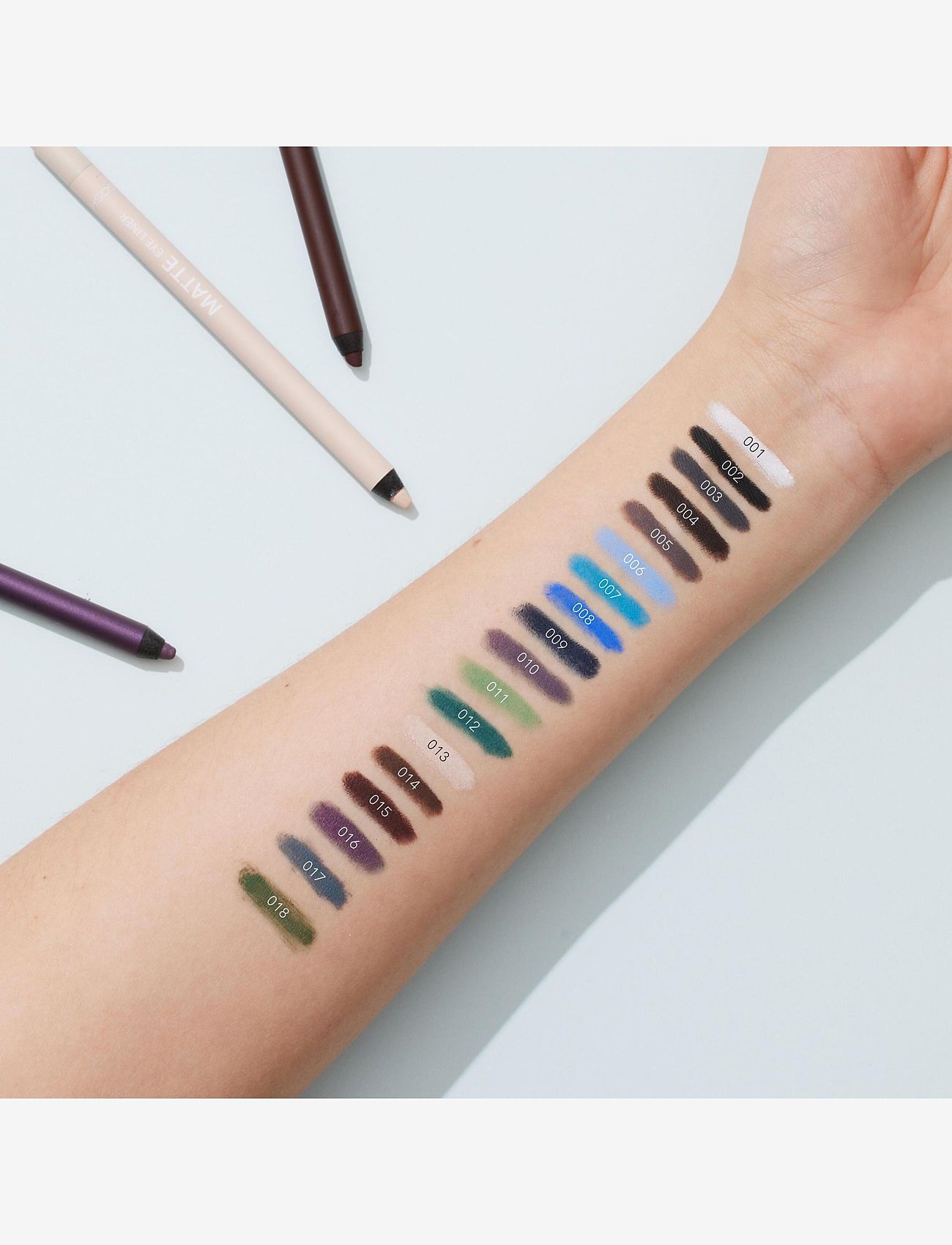 GOSH COPENHAGEN - GOSH Matte Eye Liner - konfirmationstøj - ocean mist 006 - 2