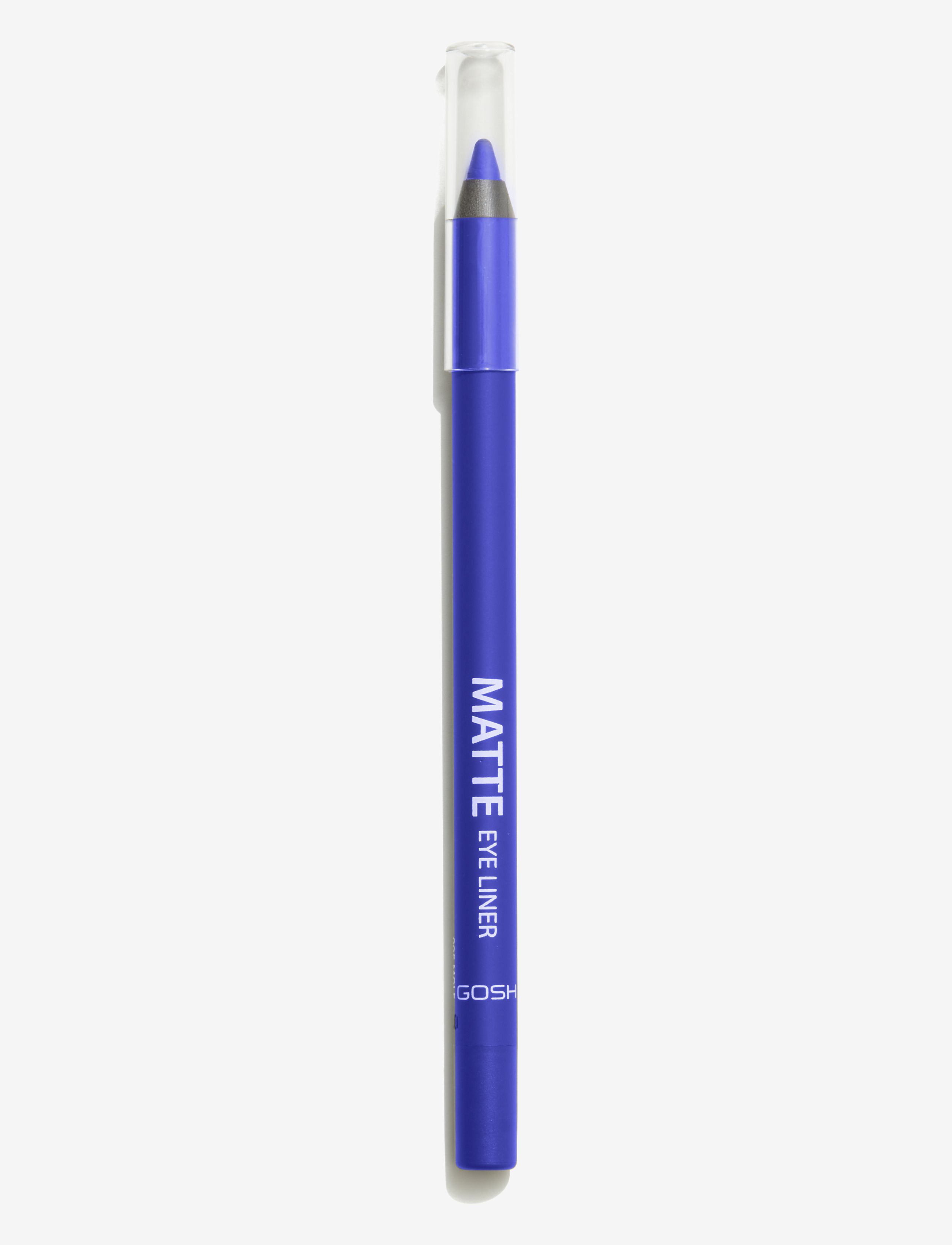 GOSH COPENHAGEN - GOSH Matte Eye Liner - konfirmation - crazy blue 008 - 4