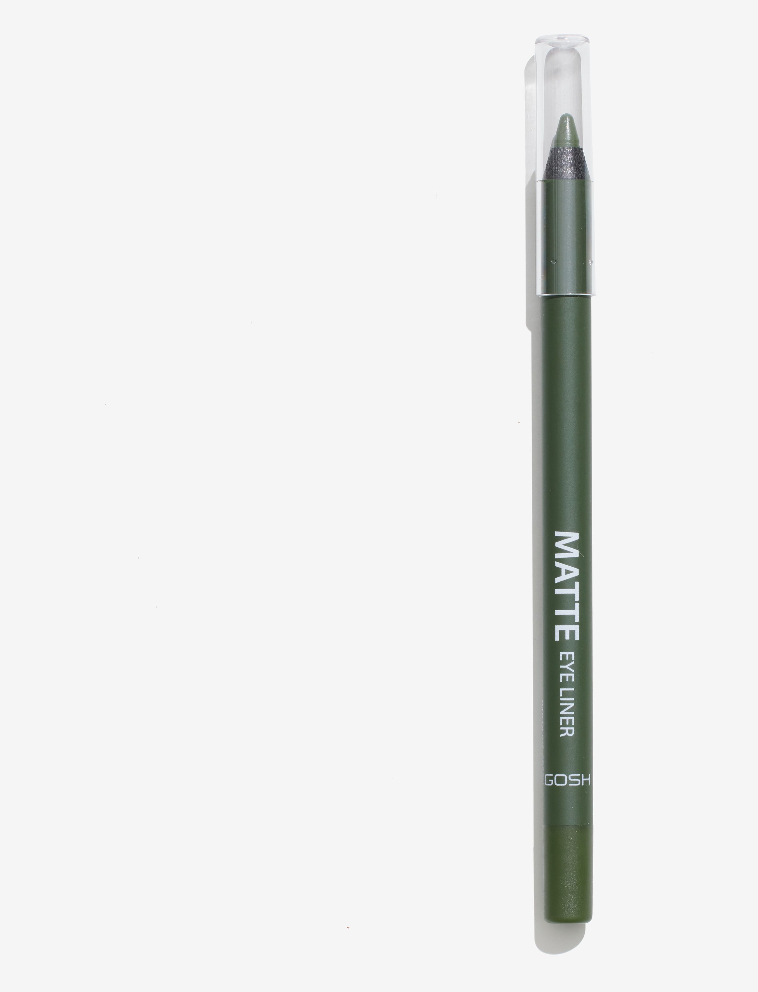 GOSH COPENHAGEN - GOSH Matte Eye Liner - konfirmation - olive green 018 - 1