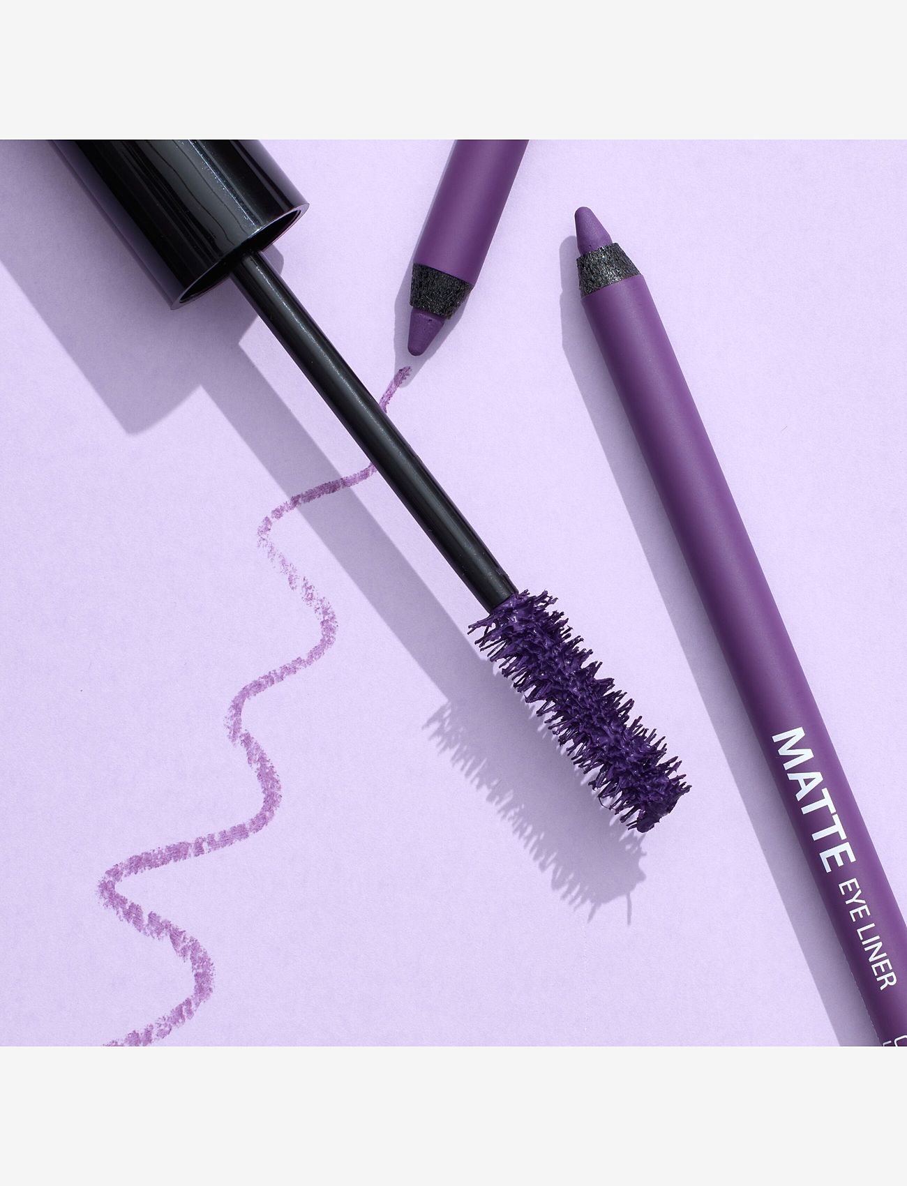 GOSH COPENHAGEN - GOSH Matte Eye Liner - makeup - dusty violet 019 - 3