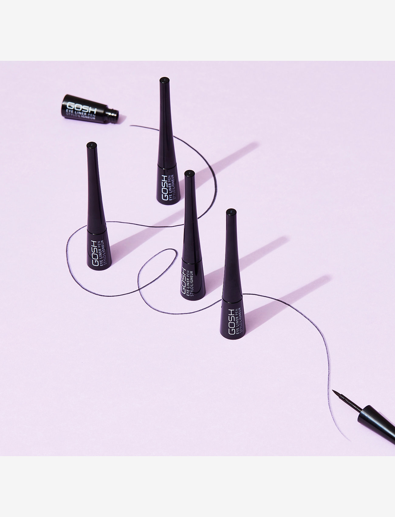 GOSH COPENHAGEN - Eye Liner Pen (Liquid) - makeup - black - 3