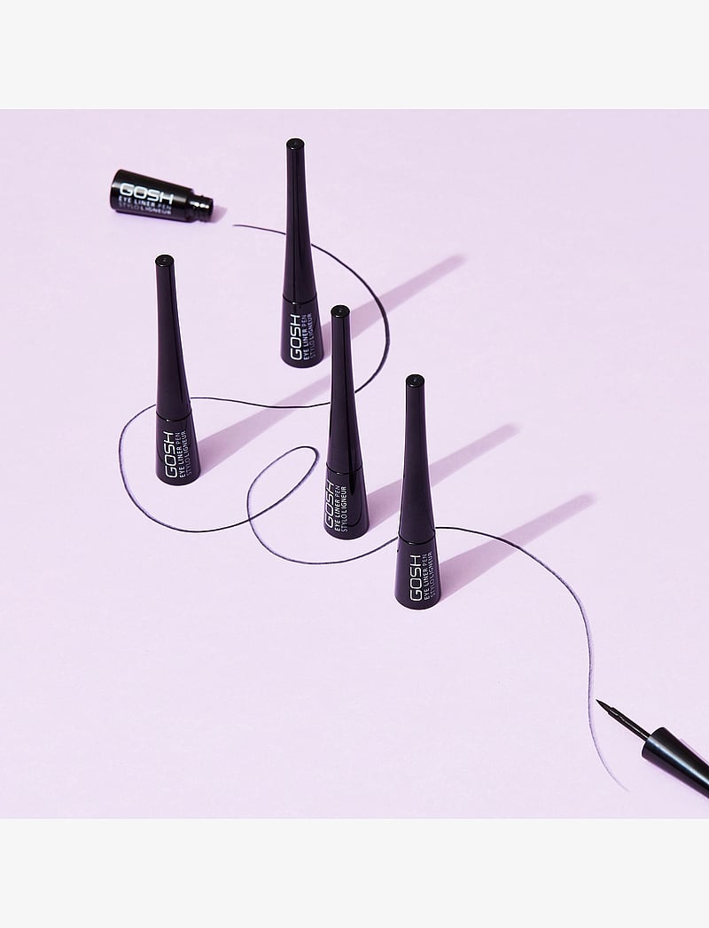 GOSH COPENHAGEN - Eye Liner Pen (Liquid) - makeup - black - 3