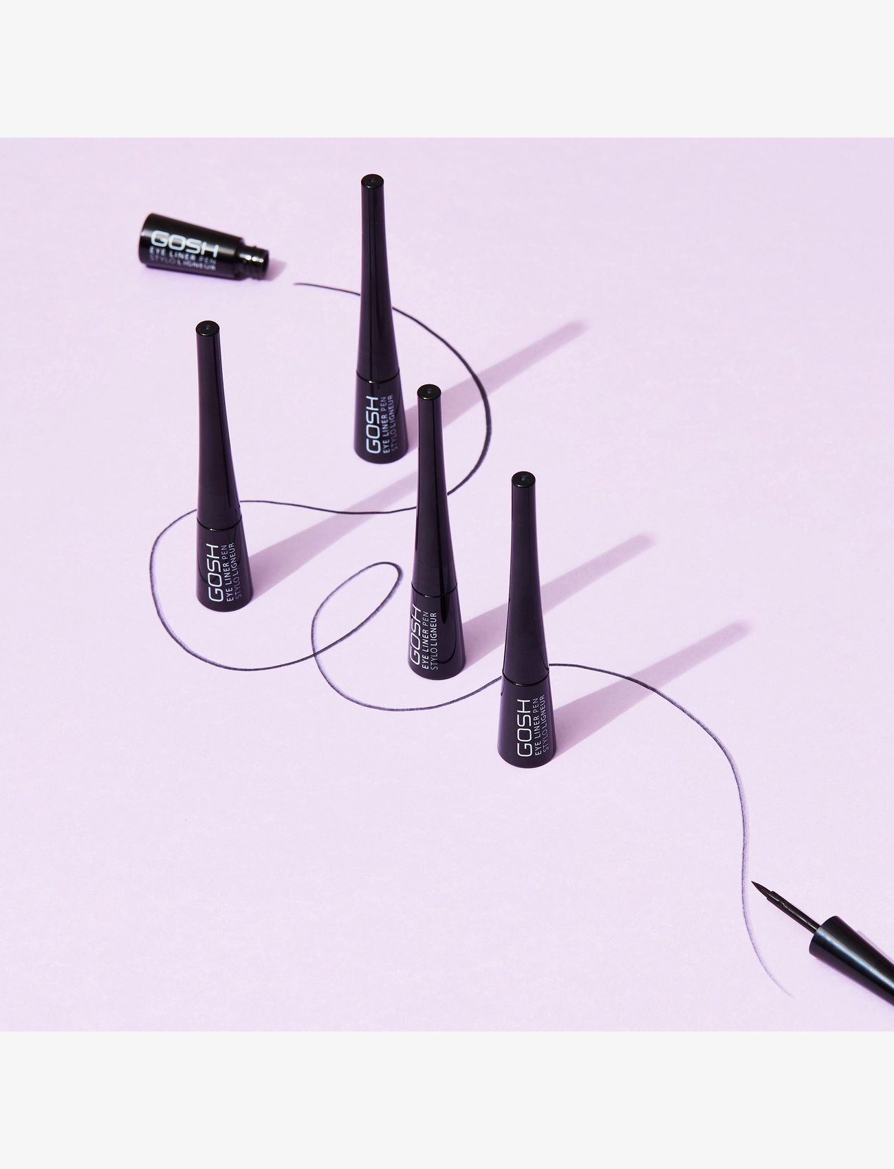 GOSH COPENHAGEN - Eye Liner Pen (Liquid) - sminke - black - 3