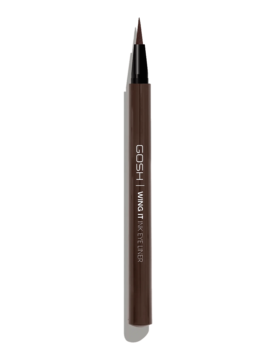 GOSH COPENHAGEN - GOSH WING IT INK EYE Liner - redo för date night - 002 intense brown - 1