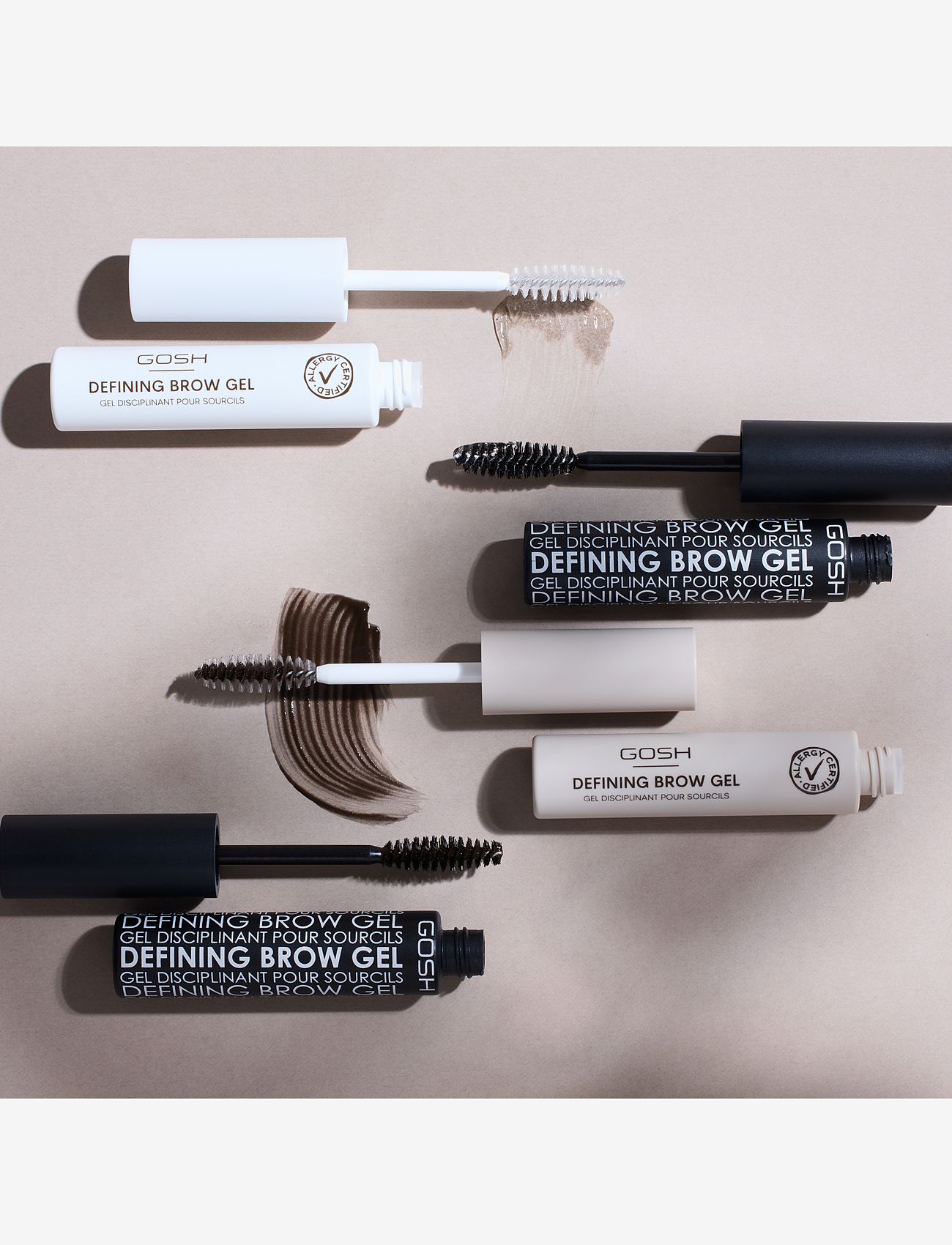 GOSH COPENHAGEN - GOSH Defining Brow Gel - Øjne & bryn - grey brown 003 - 2