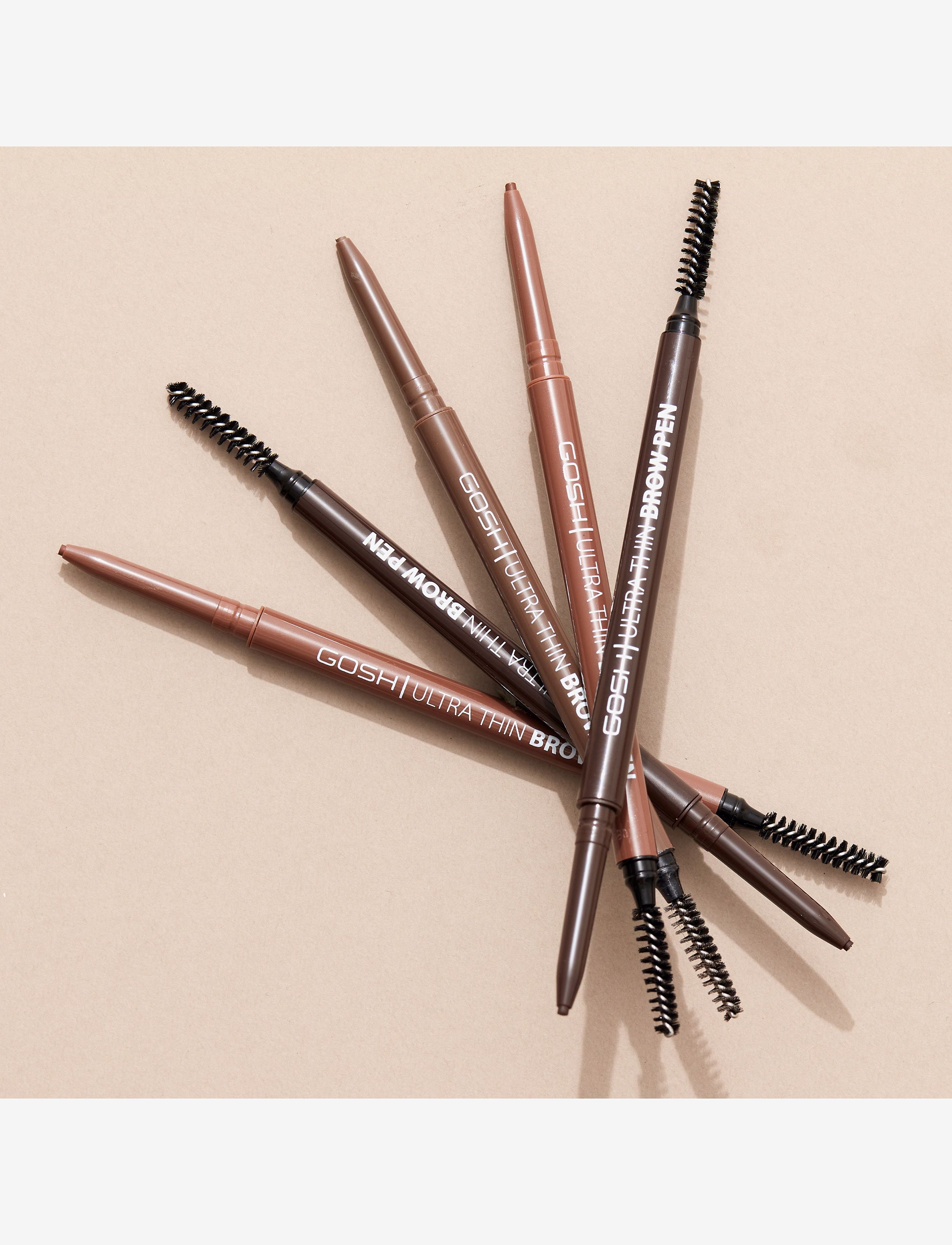 GOSH COPENHAGEN - GOSH Ultra Thin Brow Pen - Ögon & bryn  - dark brown 003 - 4
