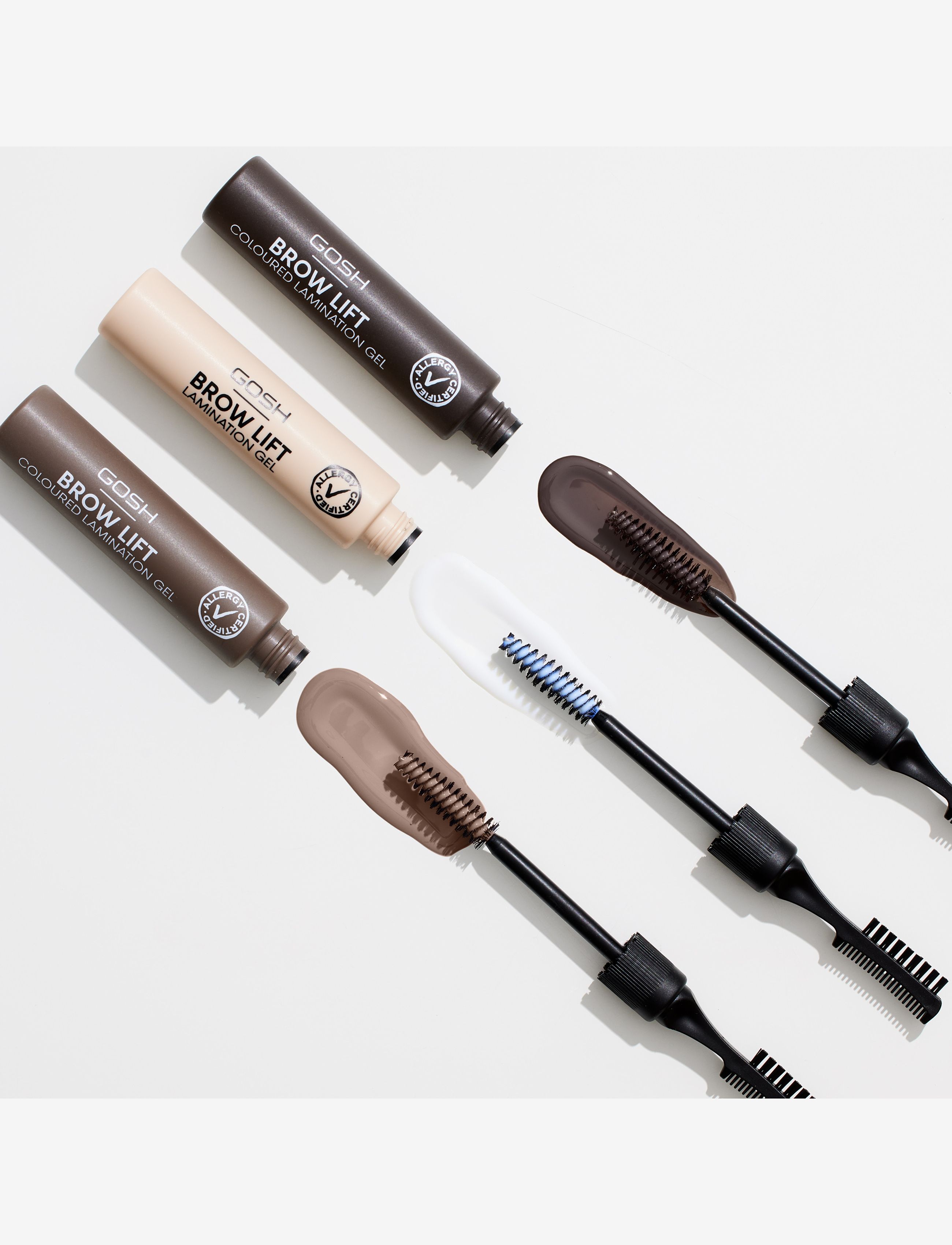 GOSH COPENHAGEN - GOSH Brow Lift Lamination Gel - acīm un uzacīm - transparent 001 - 2