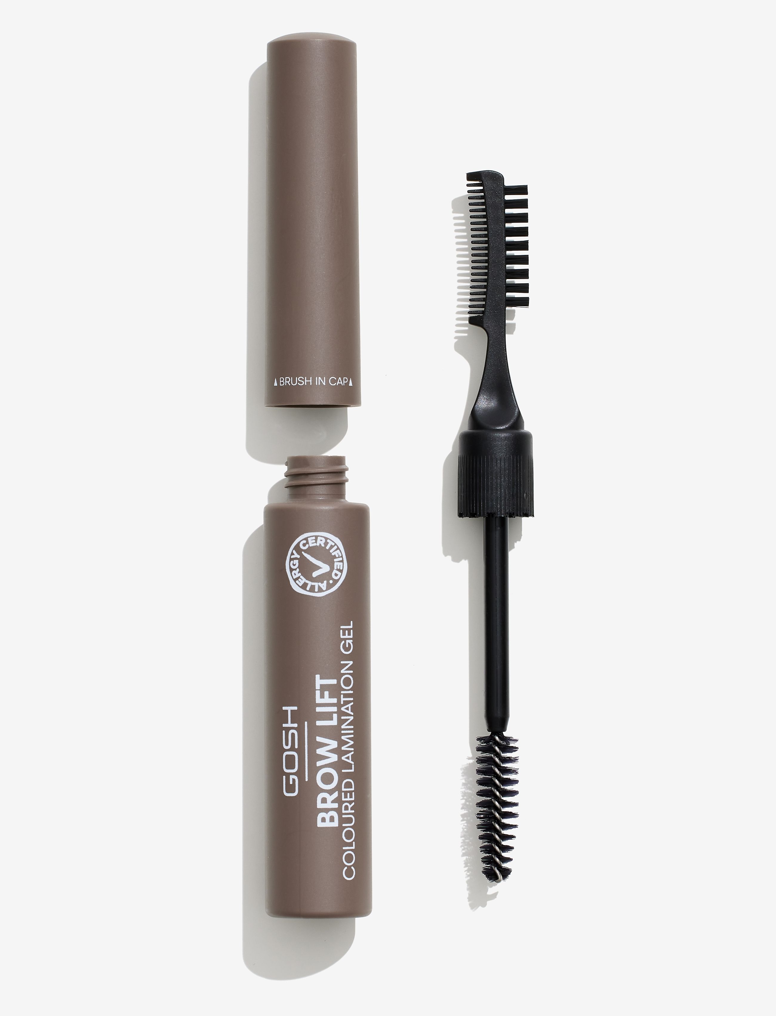 GOSH COPENHAGEN - GOSH Brow Lift Coloured Lamination Gel - Øjne & bryn - grey brown 001 - 1