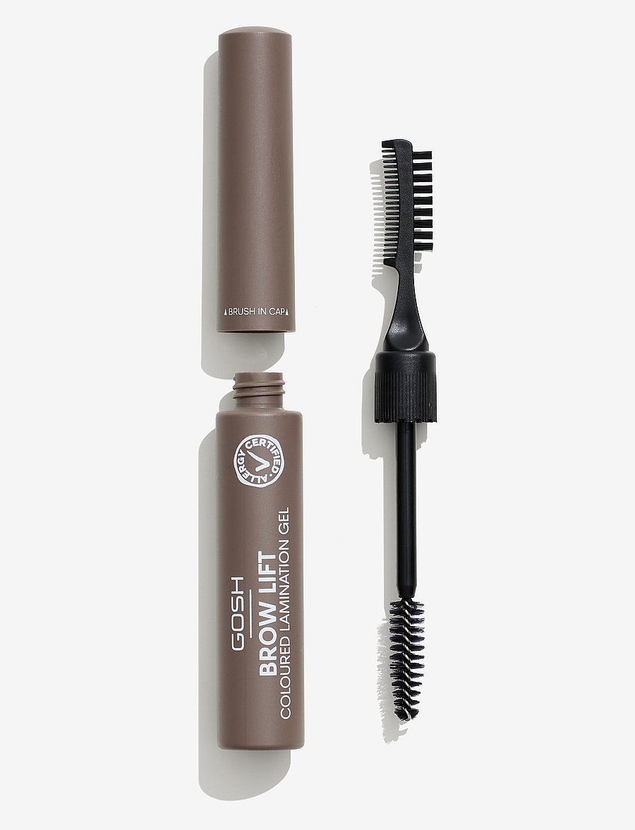 GOSH COPENHAGEN - GOSH Brow Lift Coloured Lamination Gel - silmad ja kulmud - grey brown 001 - 1