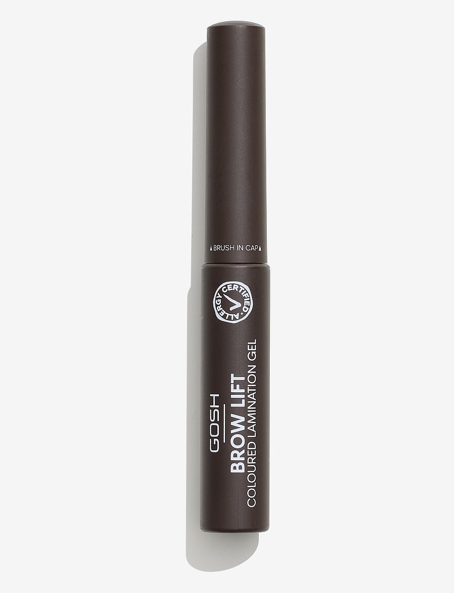 GOSH COPENHAGEN - GOSH Brow Lift Coloured Lamination Gel - silmad ja kulmud - dark brown 002 - 0