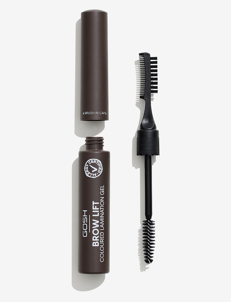 GOSH COPENHAGEN - GOSH Brow Lift Coloured Lamination Gel - silmad ja kulmud - dark brown 002 - 1
