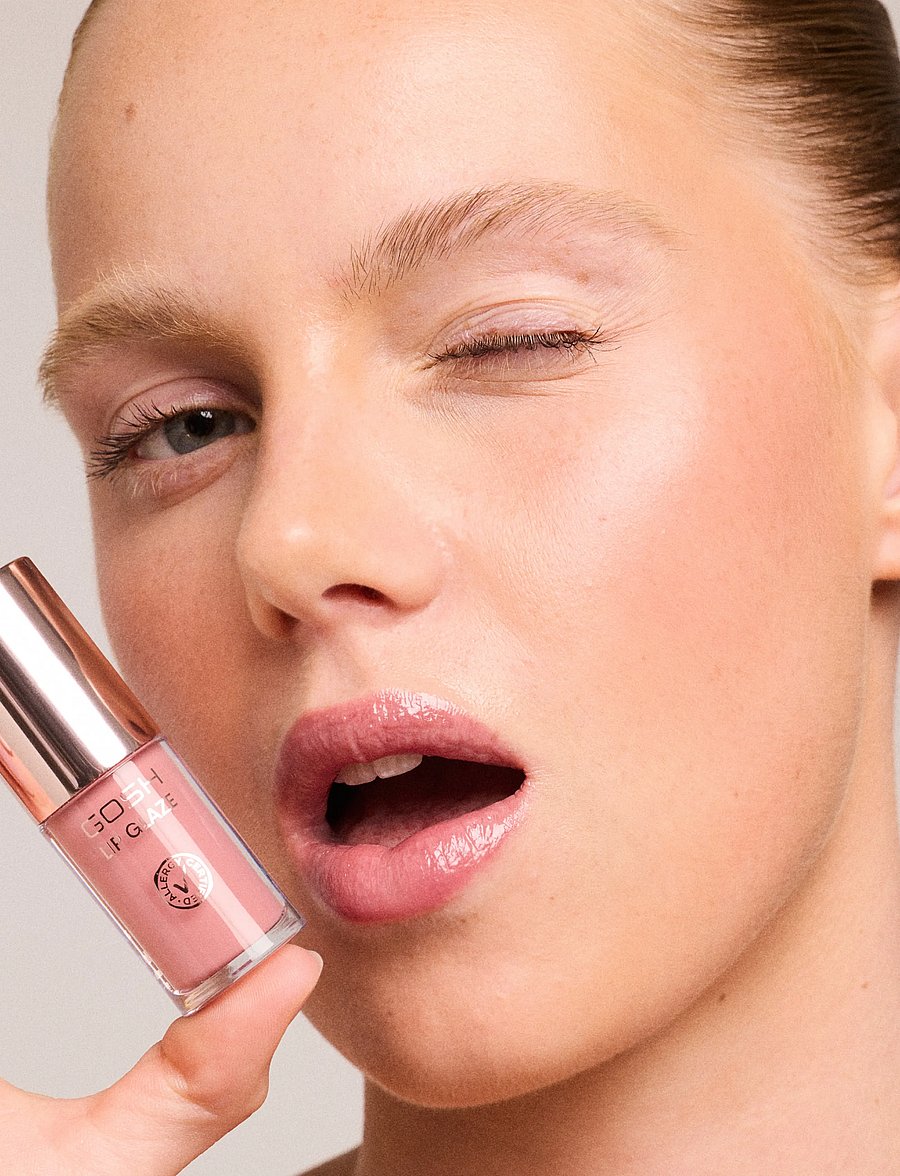 GOSH COPENHAGEN - GOSH LIP GLAZE - 004 vintage rose - 4