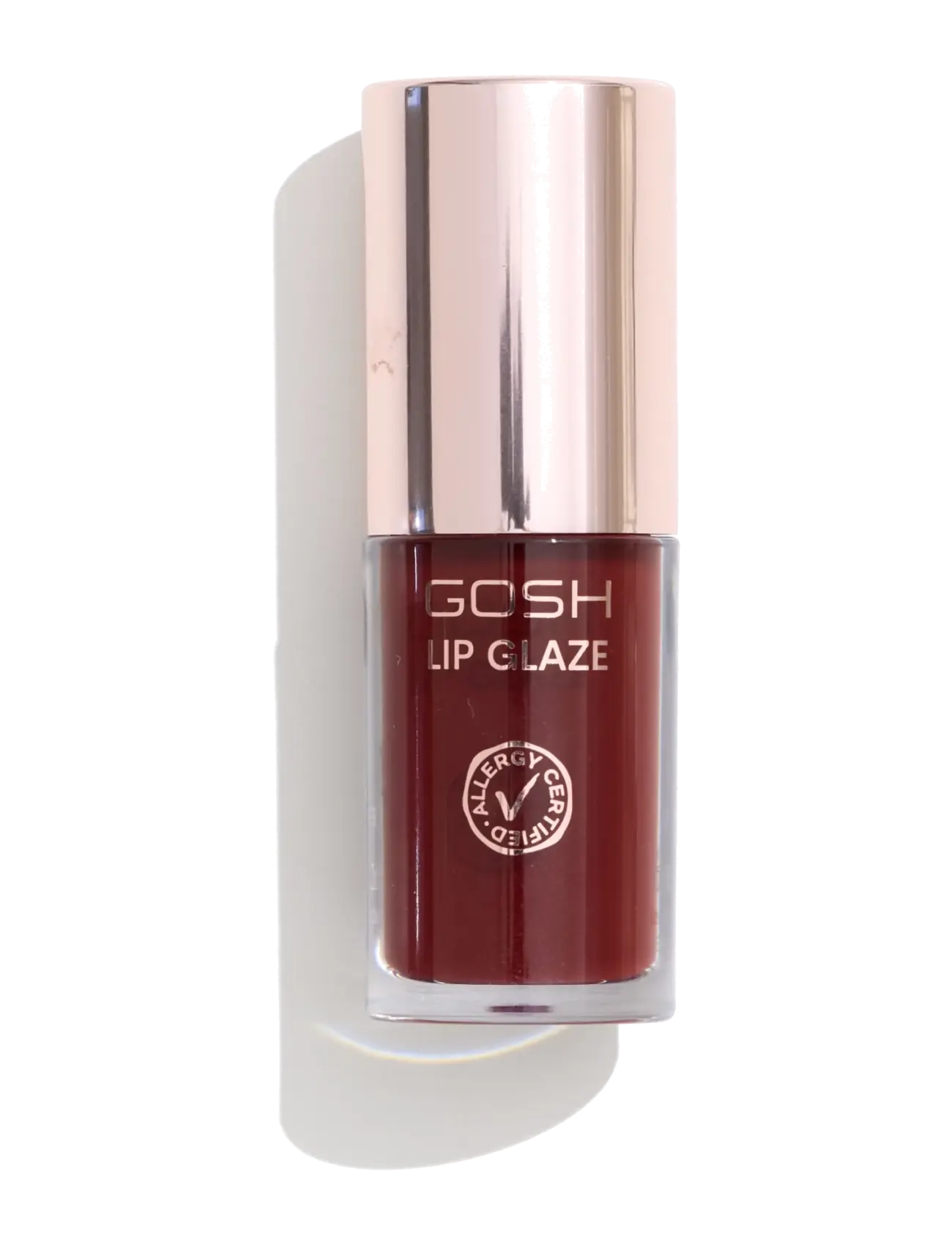 GOSH COPENHAGEN GOSH LIP GLAZE - Holiday glam - 005 BURGUNDY RED / burgundy